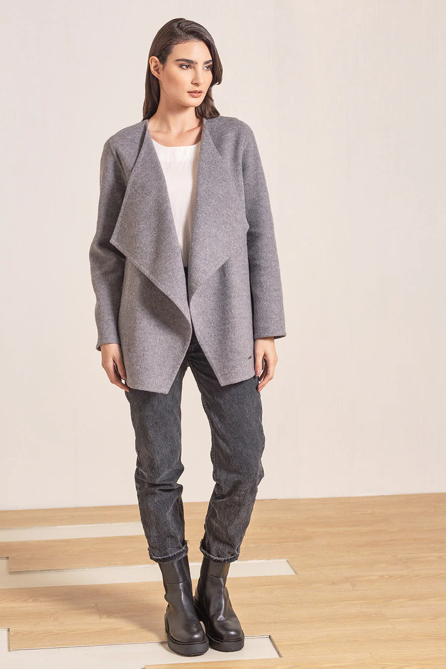 Valencia Coat Baby Alpaca & Wool Color Bentley - Image 3