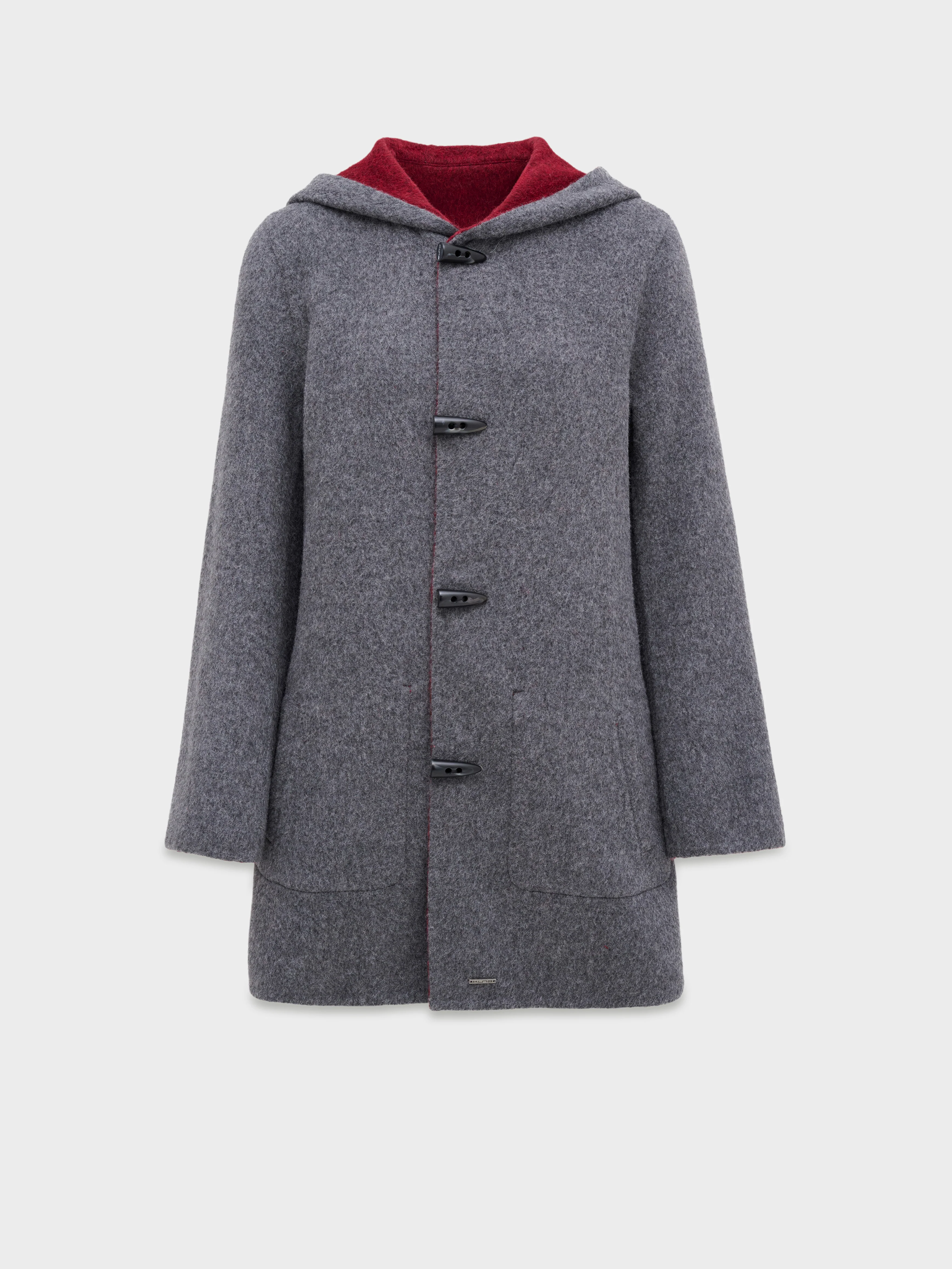 Alaia Coat Baby Alpaca Color Cherry - Image 6