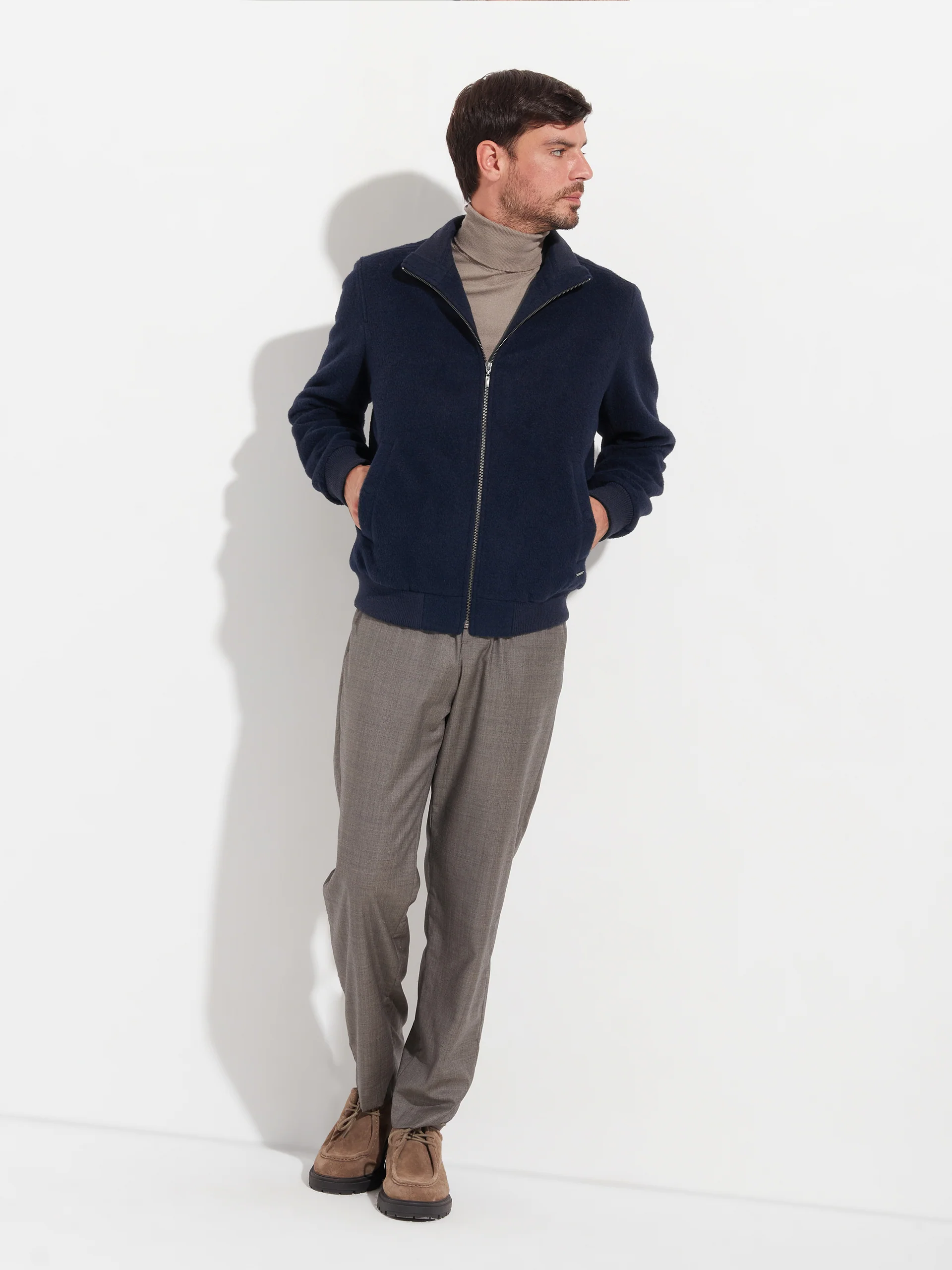 Alois Jacket Baby Alpaca Color Blue - Image 4