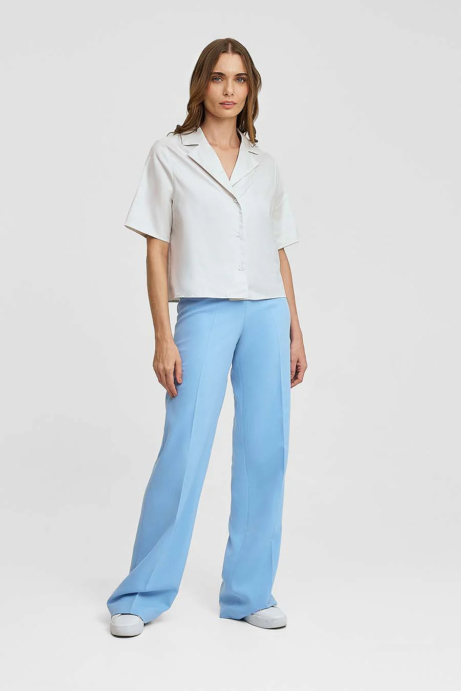 Wooga Blouse Cotton Color Ecru - Image 4