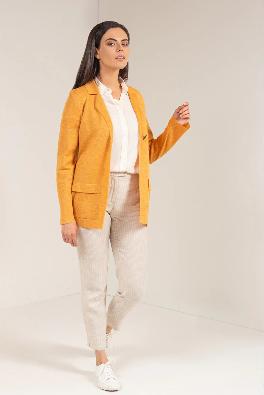 Ushi Cardigan Baby Alpaca Color Pepita - Image 3