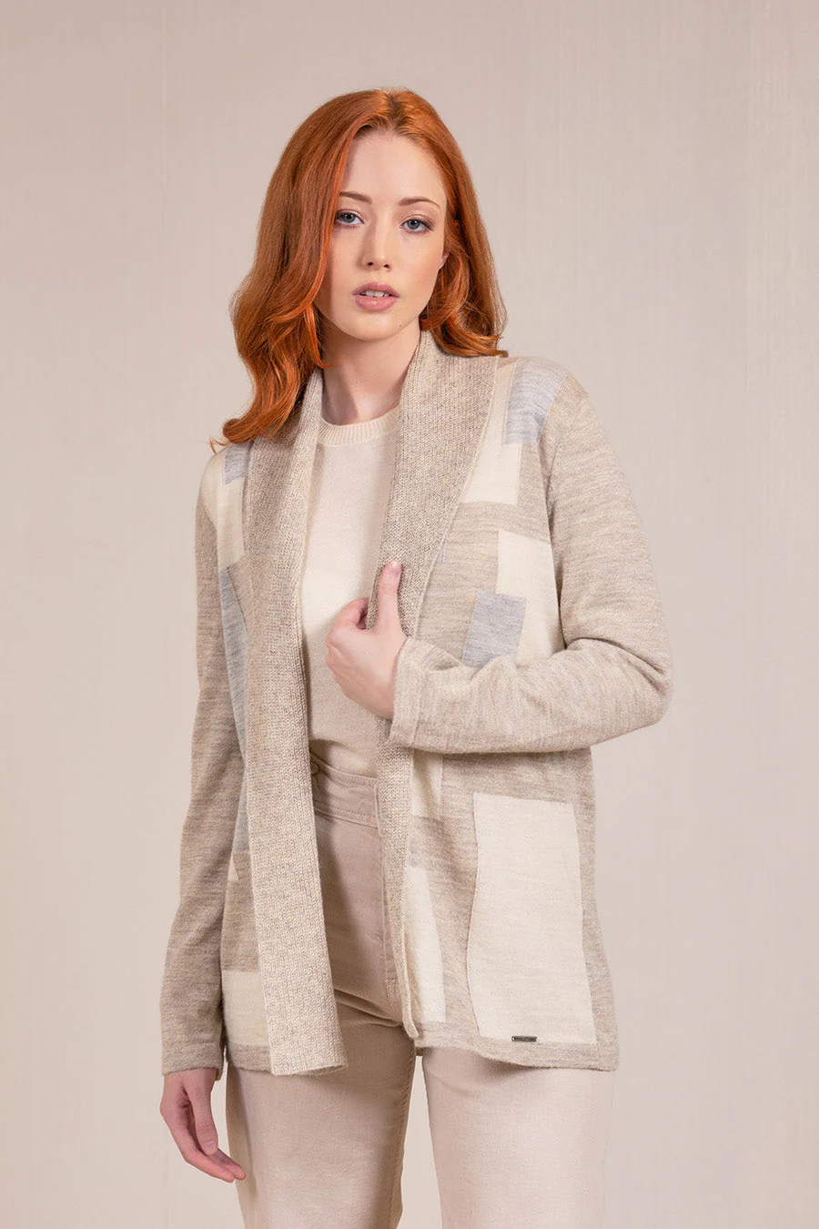 Vania Cardigan Baby Alpaca Color Tacama