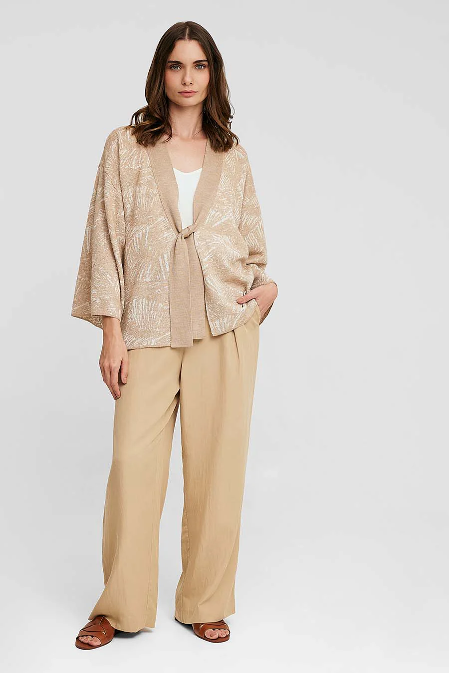 Waikiki Cardigan Baby Alpaca Color Beige - Image 4