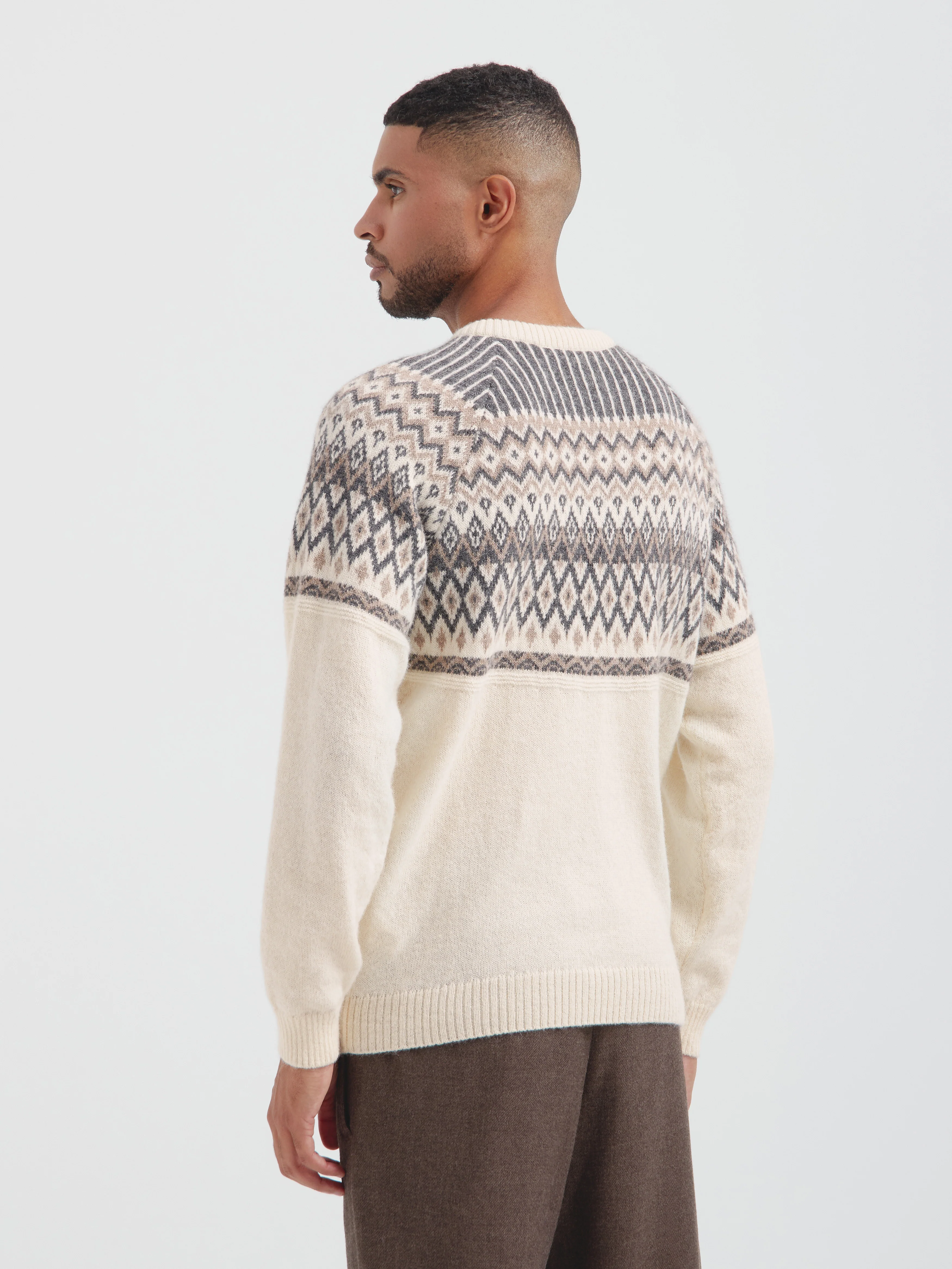 Calvados Sweater Baby Alpaca Color Ecru - Image 3