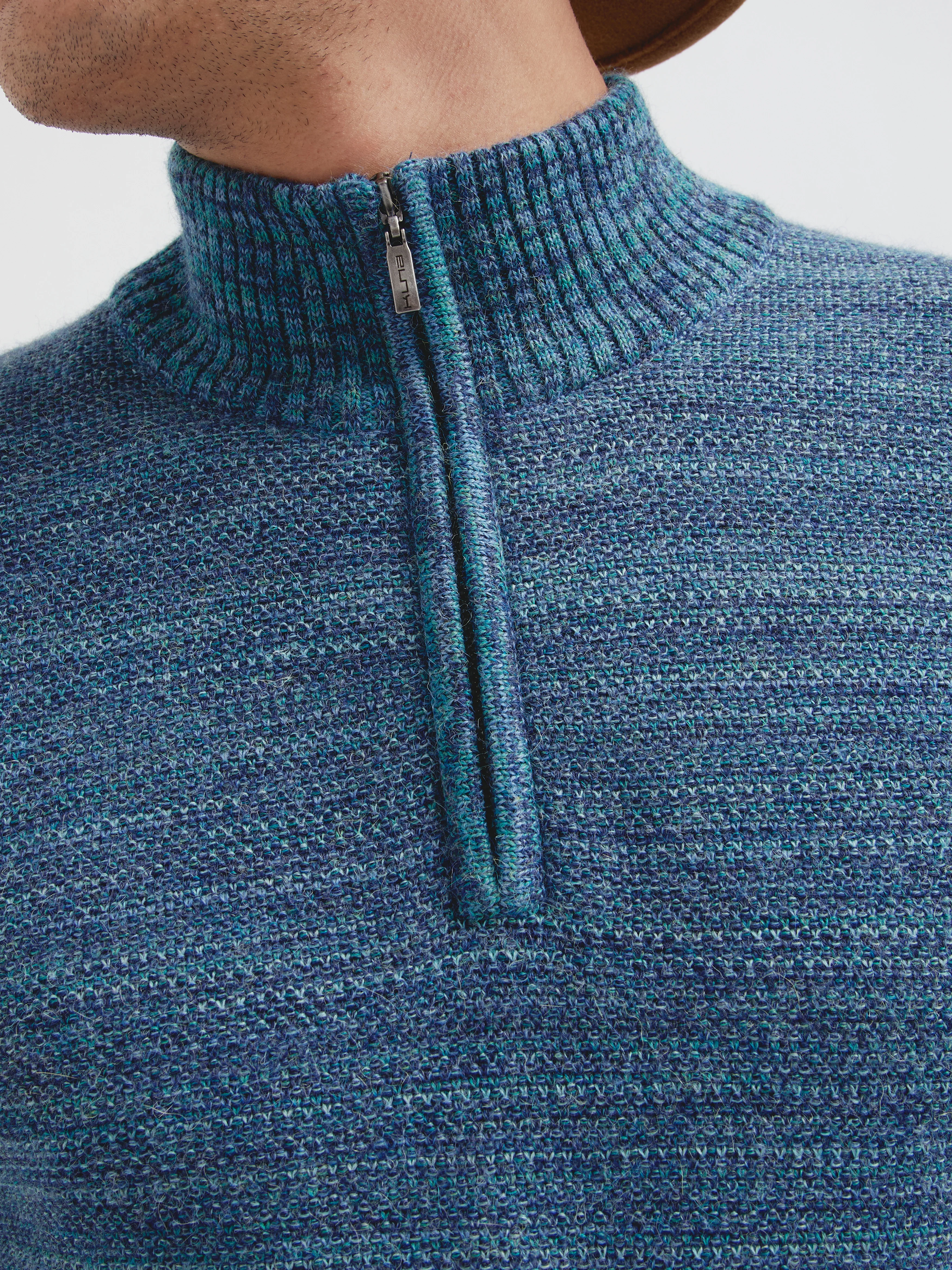 Calvin Sweater Baby Alpaca Color Blue - Image 5