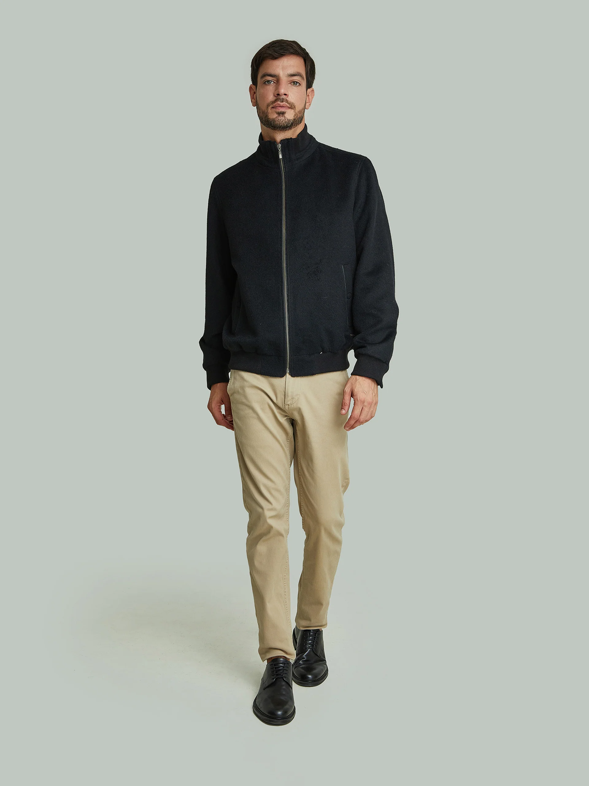 Nadrian Jacket Baby Alpaca Color Black - Image 4