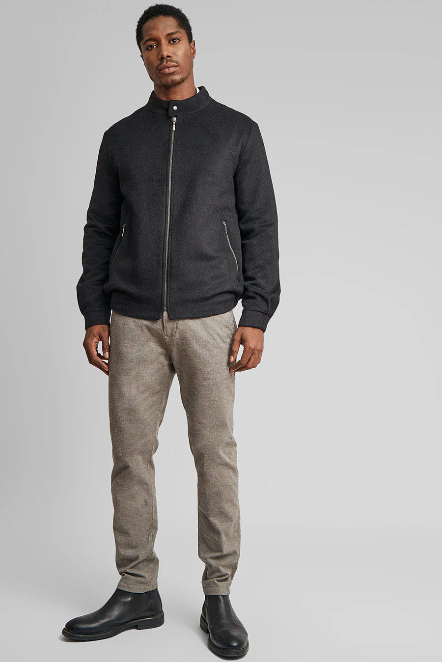 Worcester Jacket Baby Alpaca Color Black - Image 3