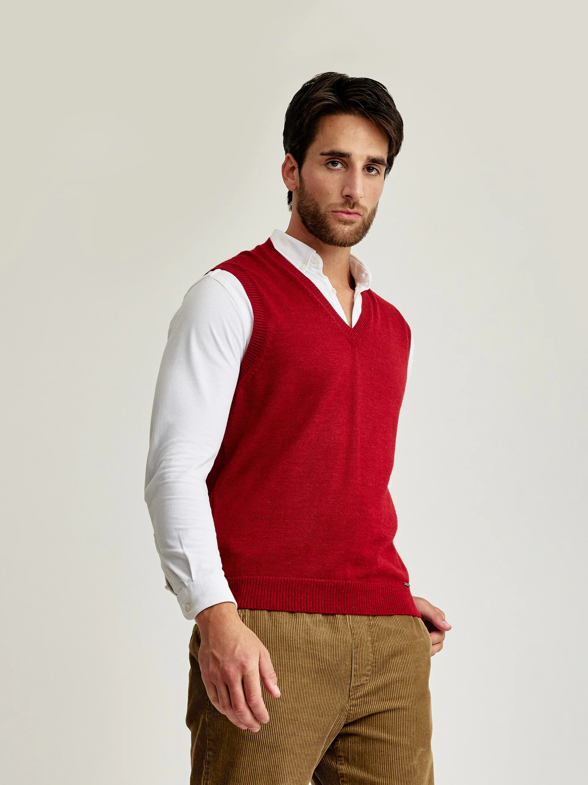 Abel Vest Baby Alpaca Color Vermouth - Image 2