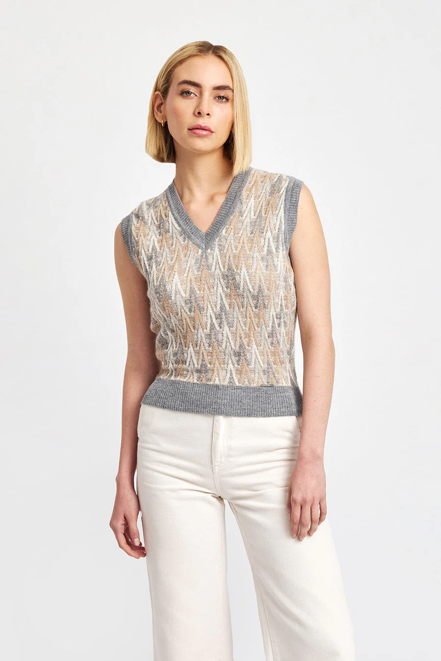 Welcome Vest Baby Alpaca Color Nuage - Image 2