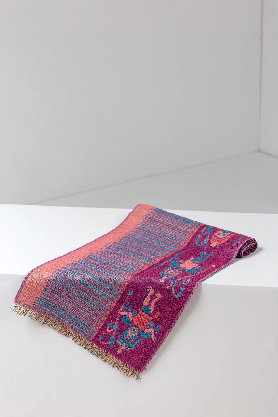 Nazca - 15 Scarf Baby Alpaca Color Blue - Image 2