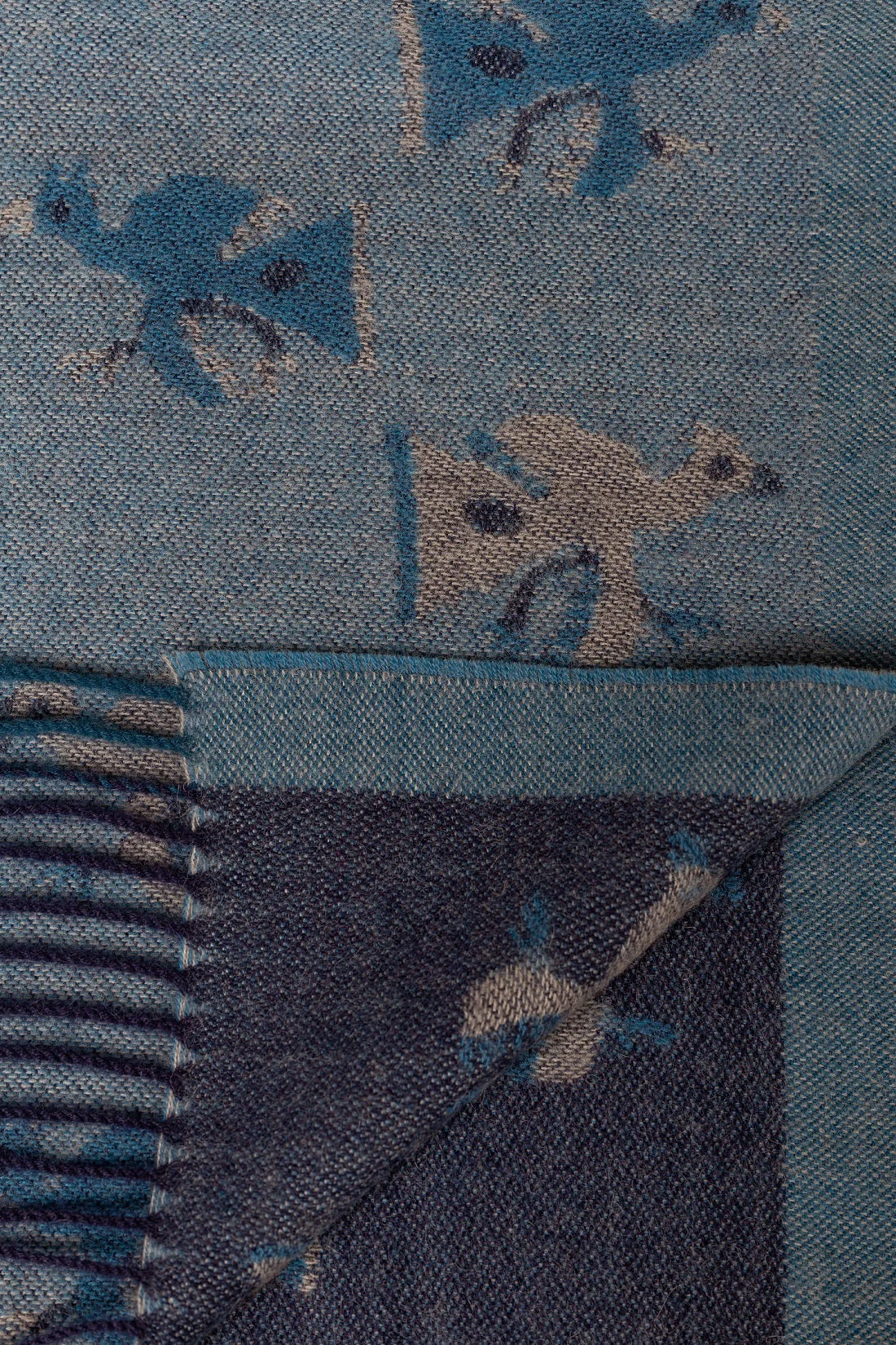 Nazca - 19 Scarf Baby Alpaca Color Blue - Image 3