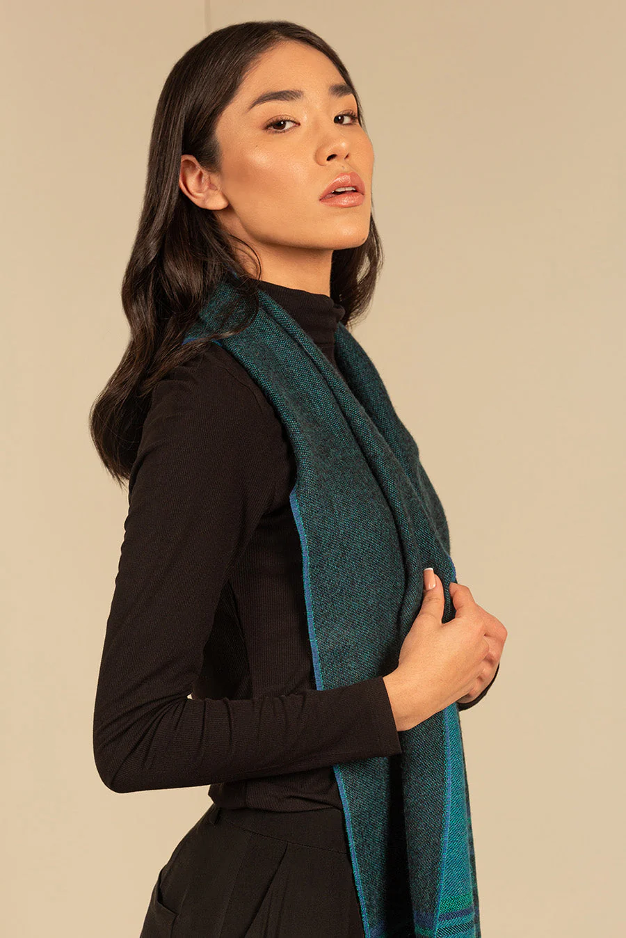 Nazca - 20 Scarf Baby Alpaca Color Blue - Image 5