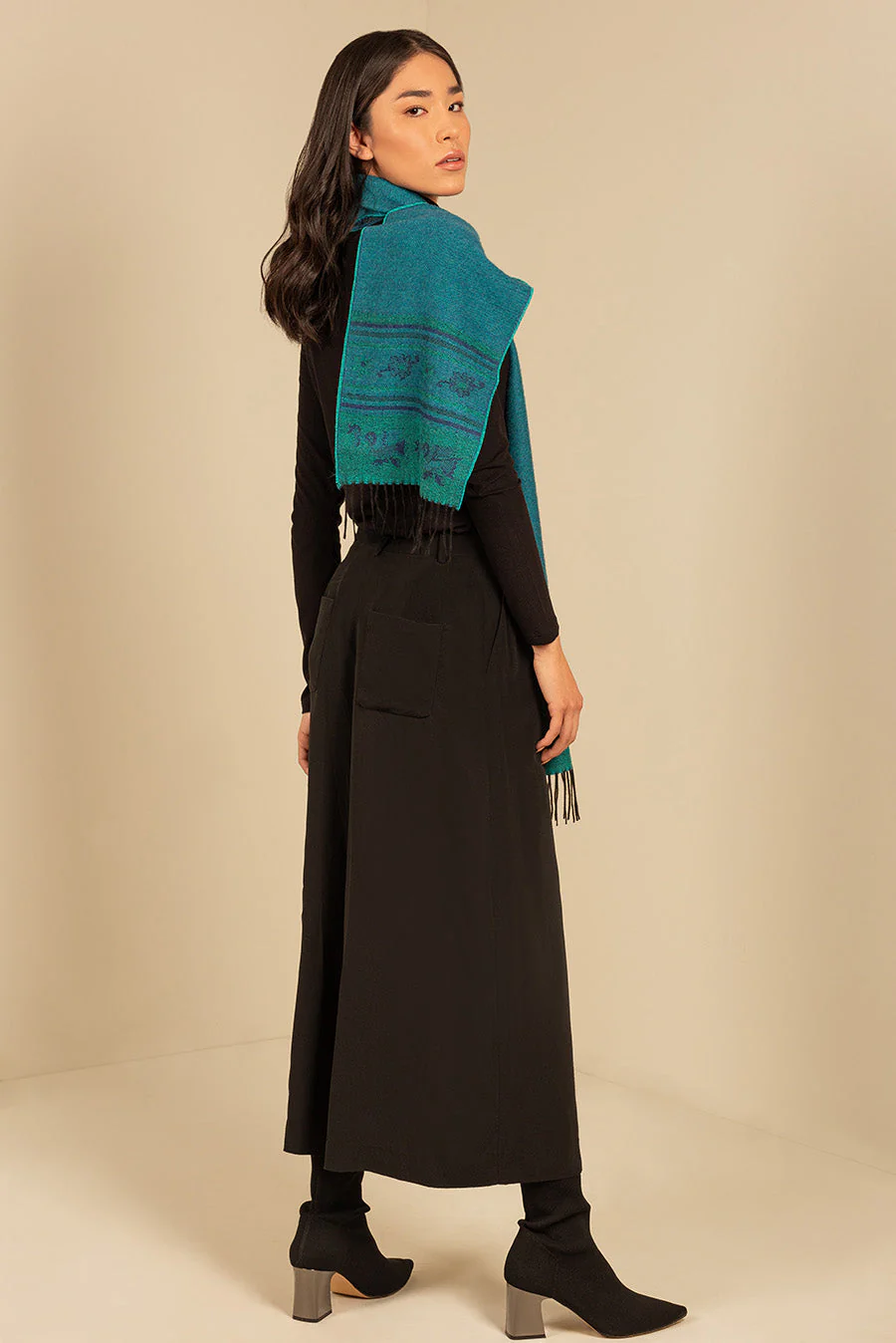 Nazca - 20 Scarf Baby Alpaca Color Blue - Image 7