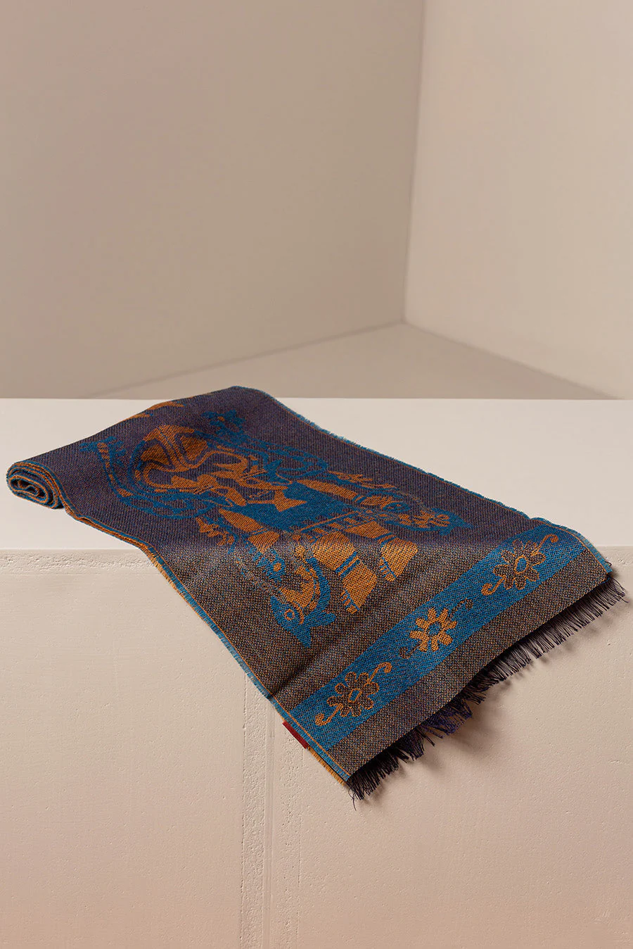 Nazca - 38 Scarf Baby Alpaca Color Blue - Image 2