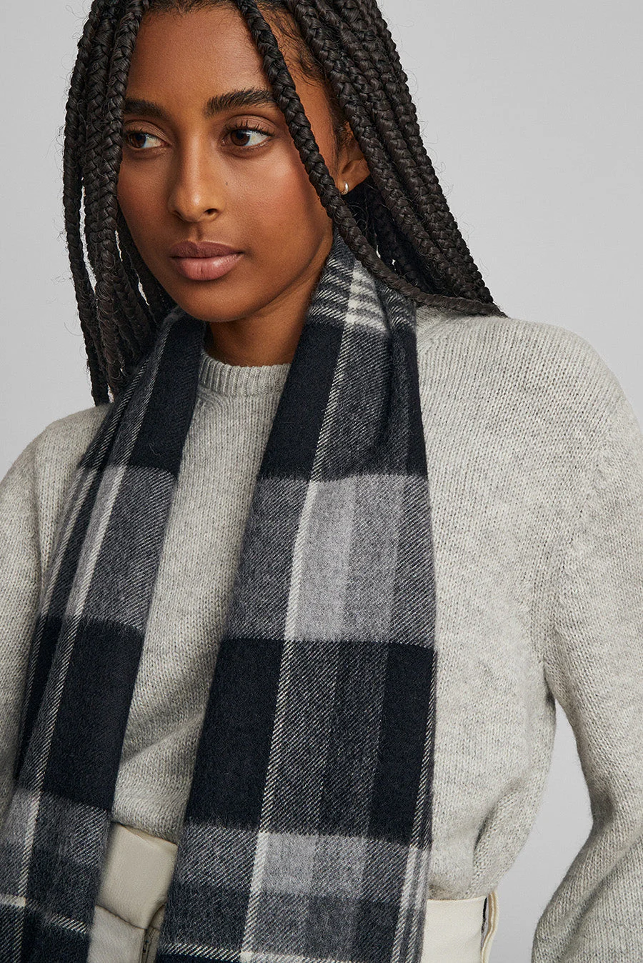 Ratti Scarf Baby Alpaca Color Black