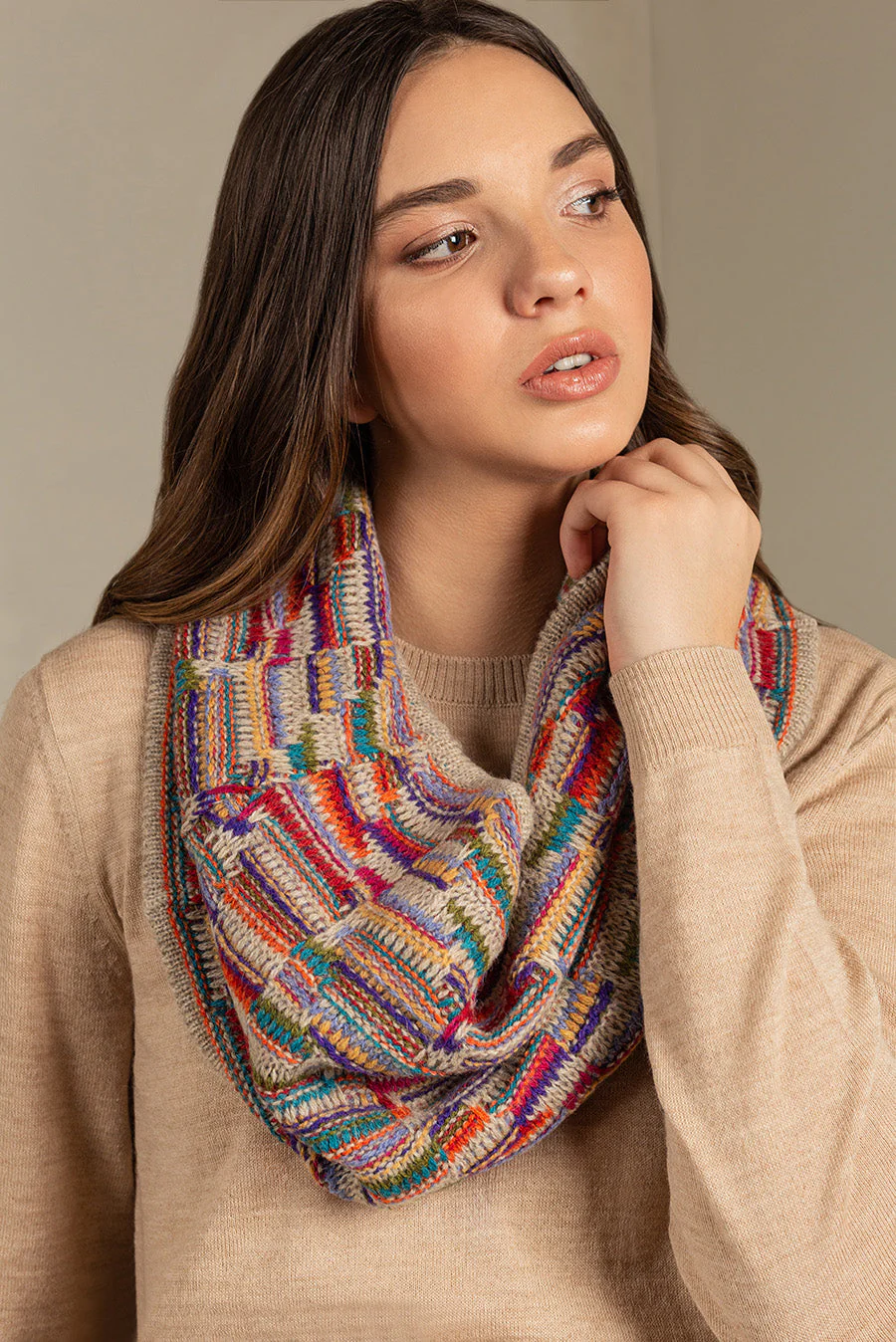 Ucrania Scarf Baby Alpaca Color Arena