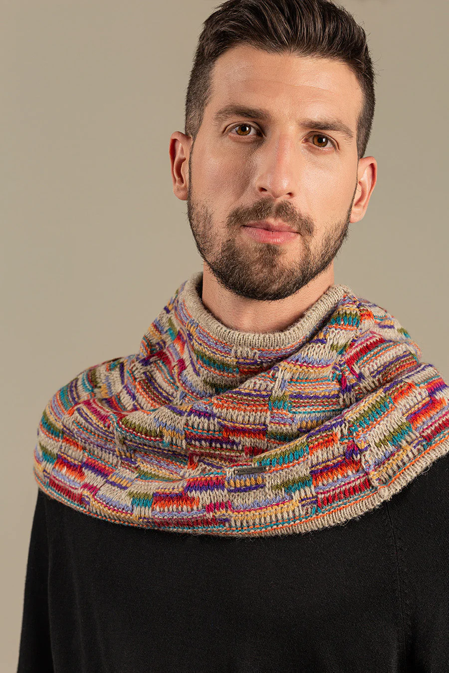 Ucrania Scarf Baby Alpaca Color Arena - Image 4