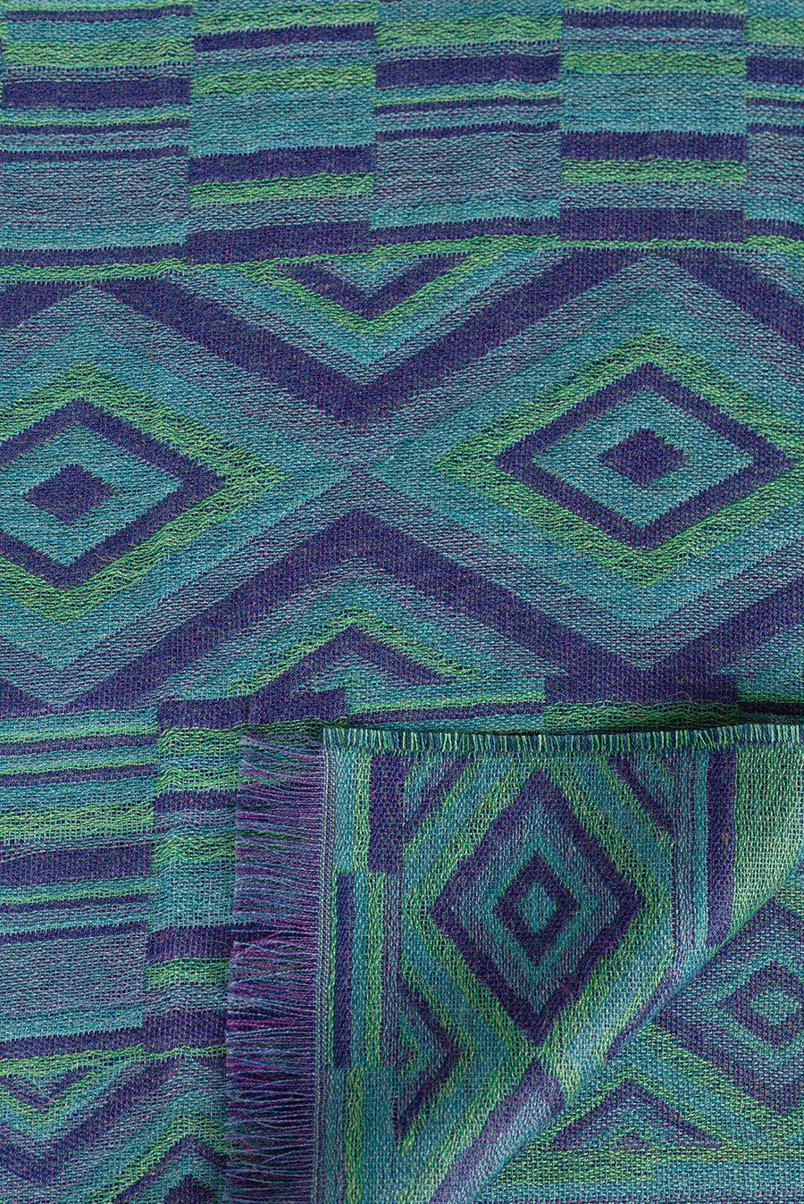 Unknown Scarf Baby Alpaca Color Blue - Image 6