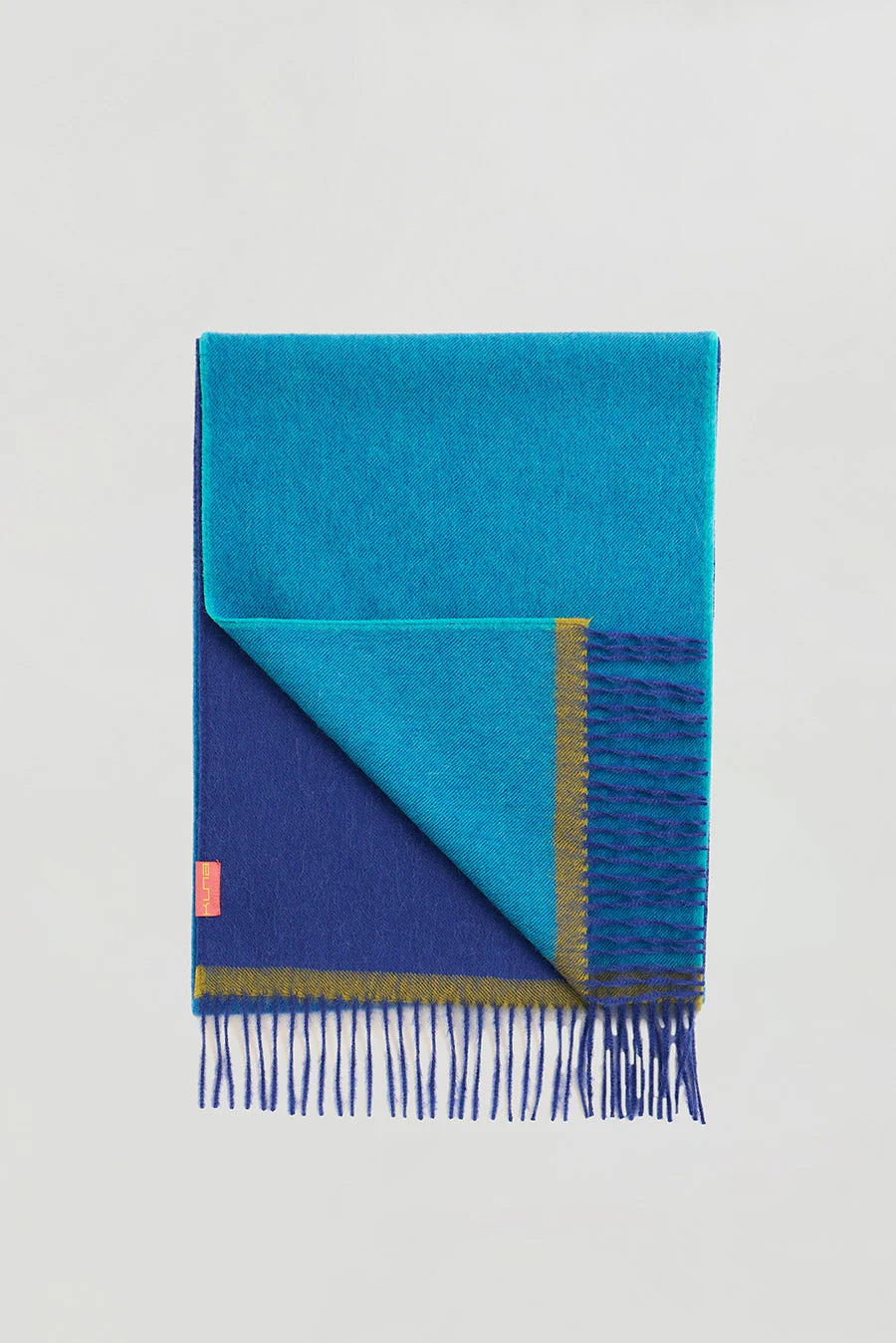 Wendell Scarf Baby Alpaca Color Blue - Image 2