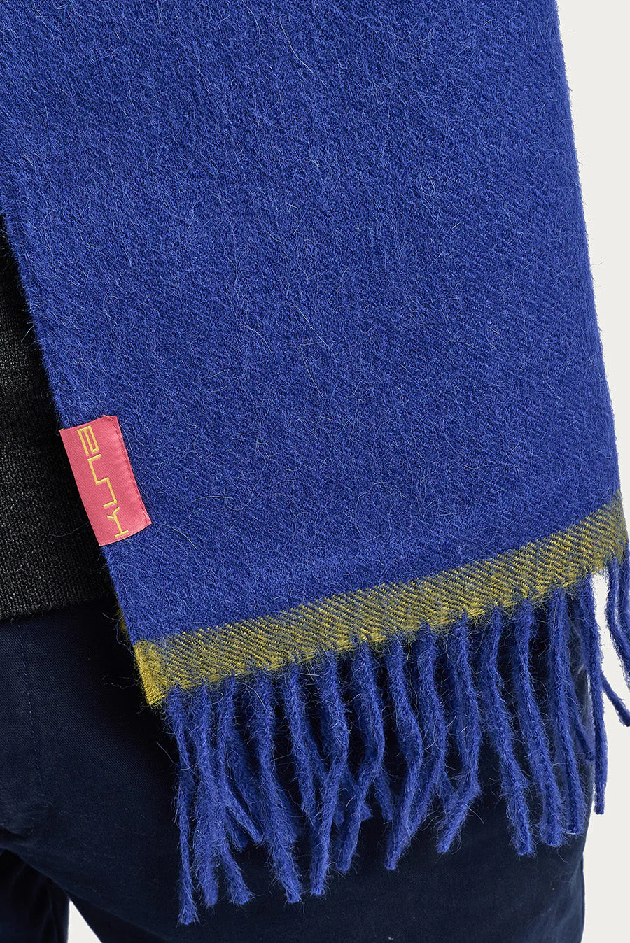 Wendell Scarf Baby Alpaca Color Blue - Image 5