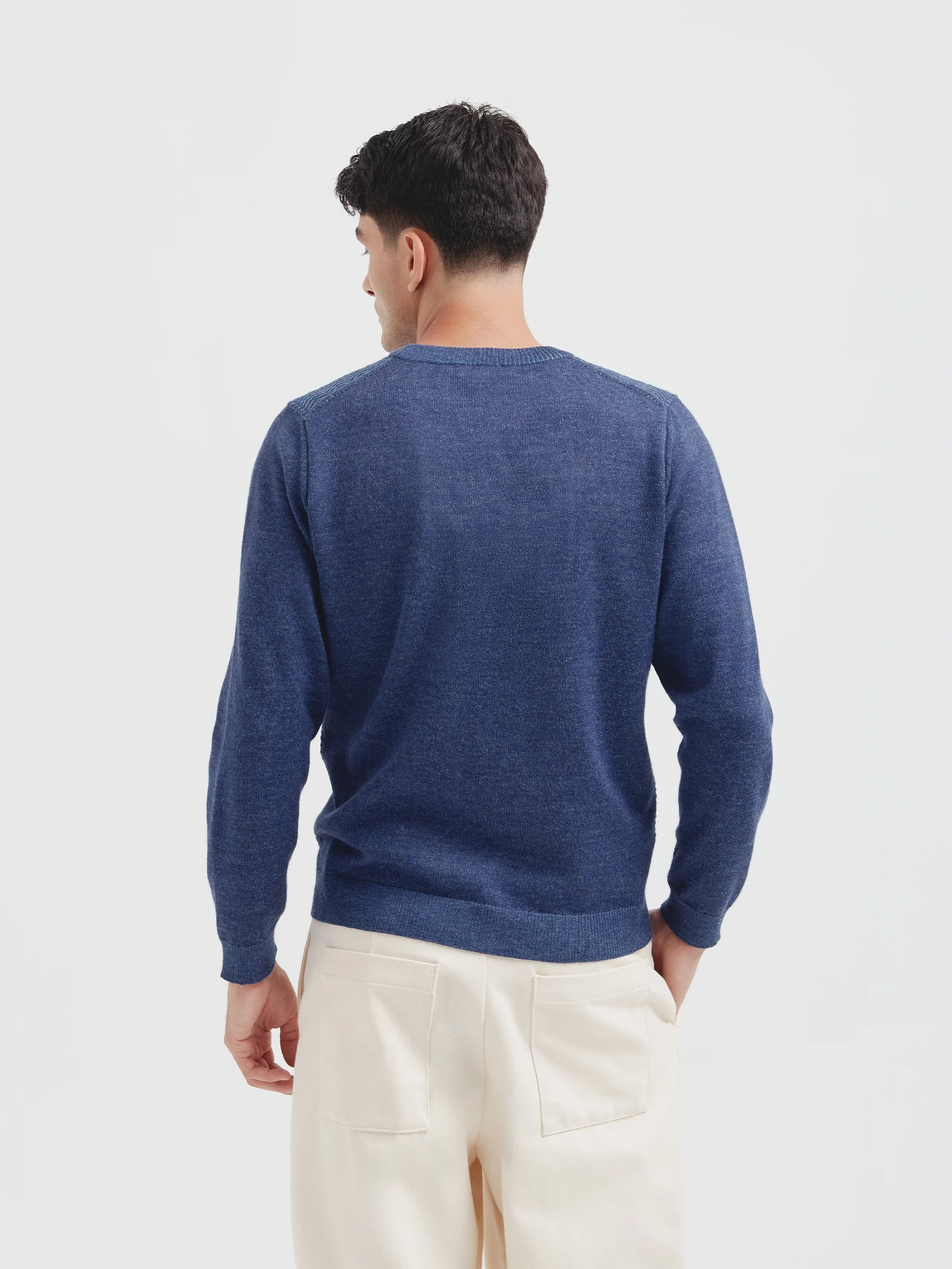 Charly Sweater Baby Alpaca Color Blue - Image 3