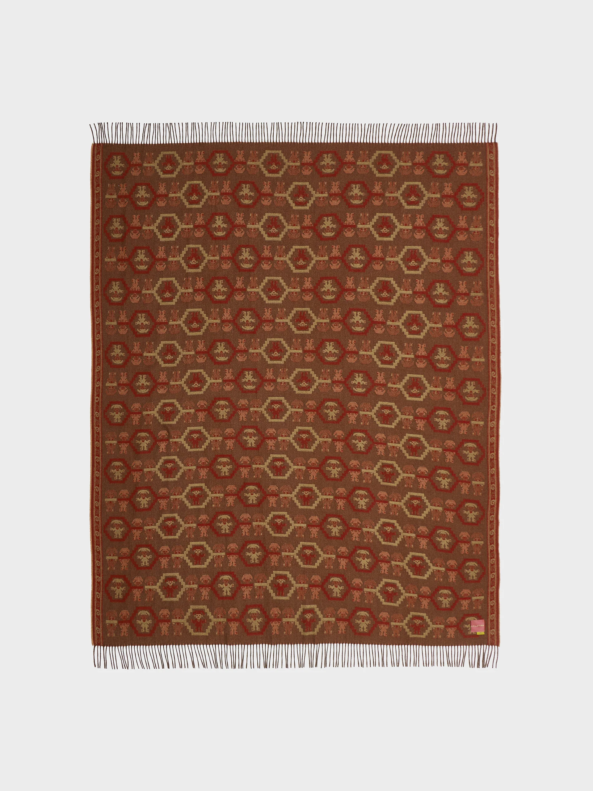 Chimu - 13 Blanket Baby Alpaca Color Red - Image 4