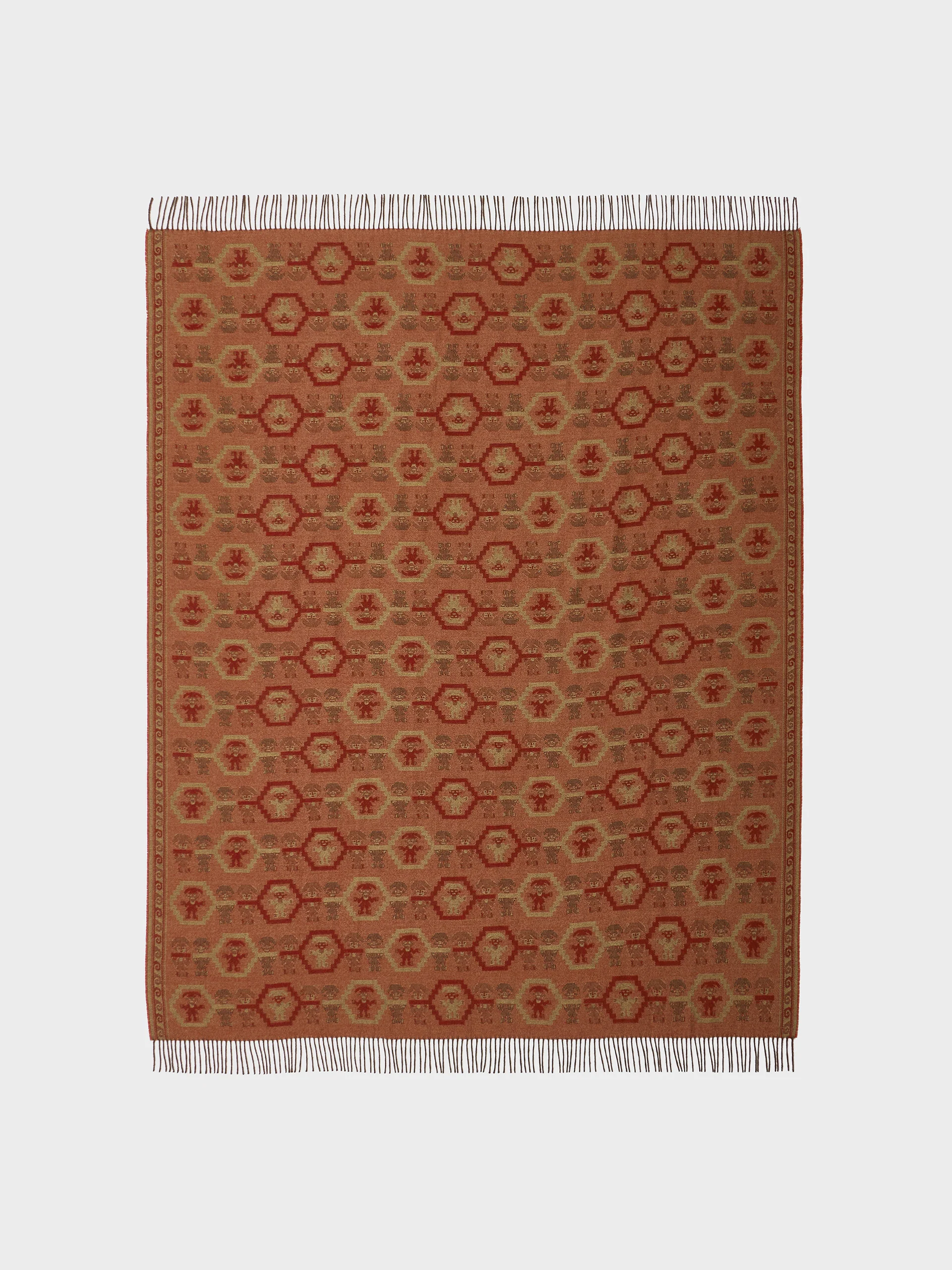 Chimu - 13 Blanket Baby Alpaca Color Red - Image 5