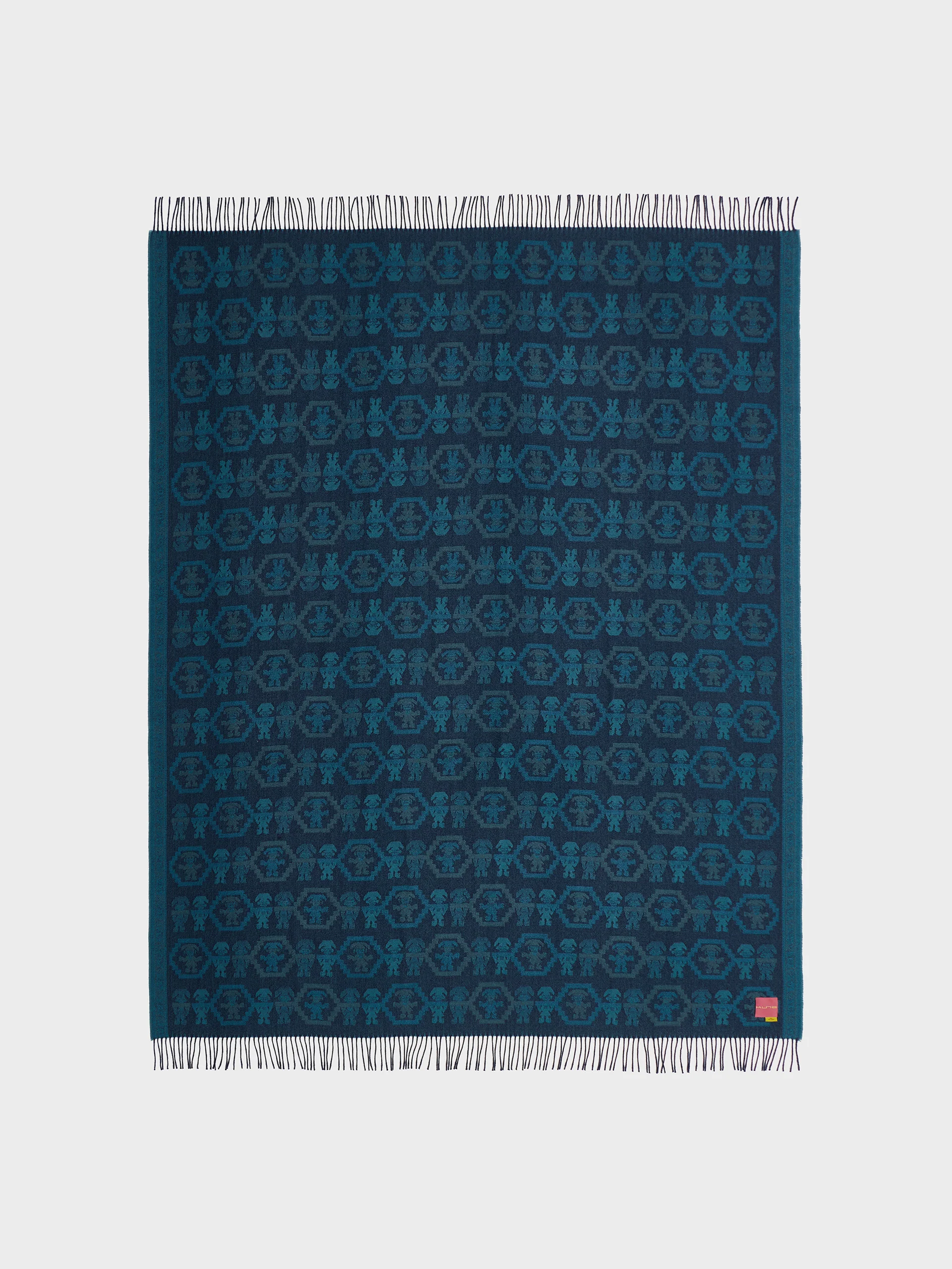 Chimu - 13 Blanket Baby Alpaca Color Turquoise - Image 4