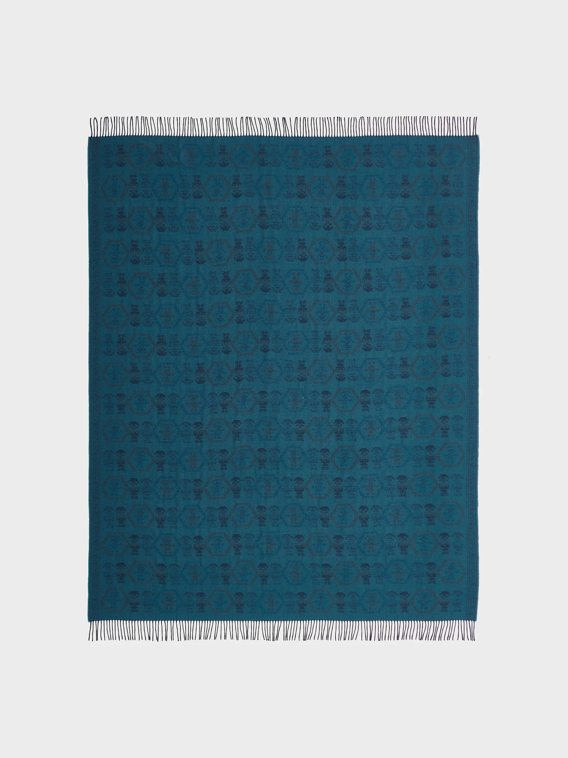 Chimu - 13 Blanket Baby Alpaca Color Turquoise - Image 5