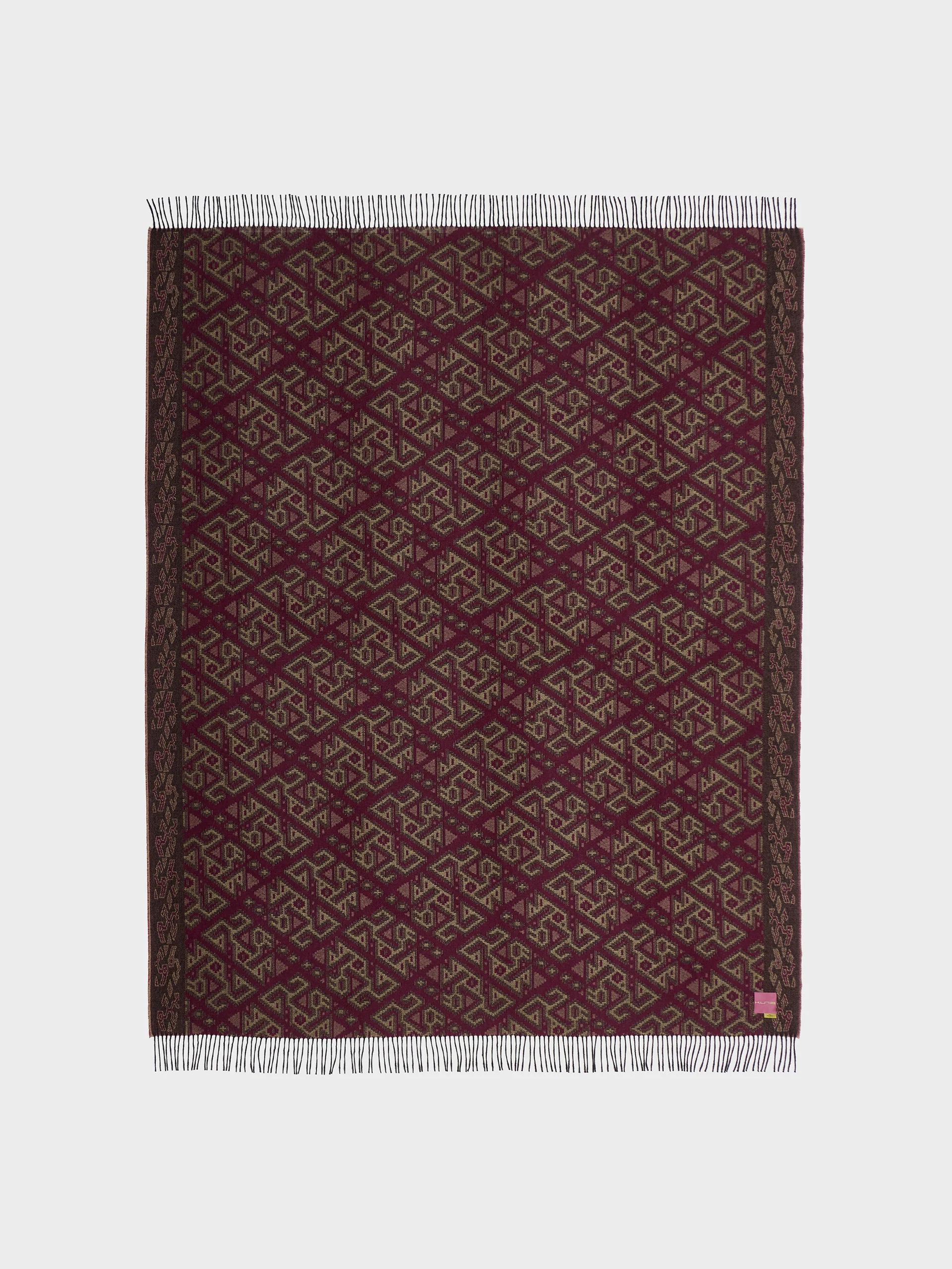 Chincha - 2 Blanket Baby Alpaca Color Red - Image 4
