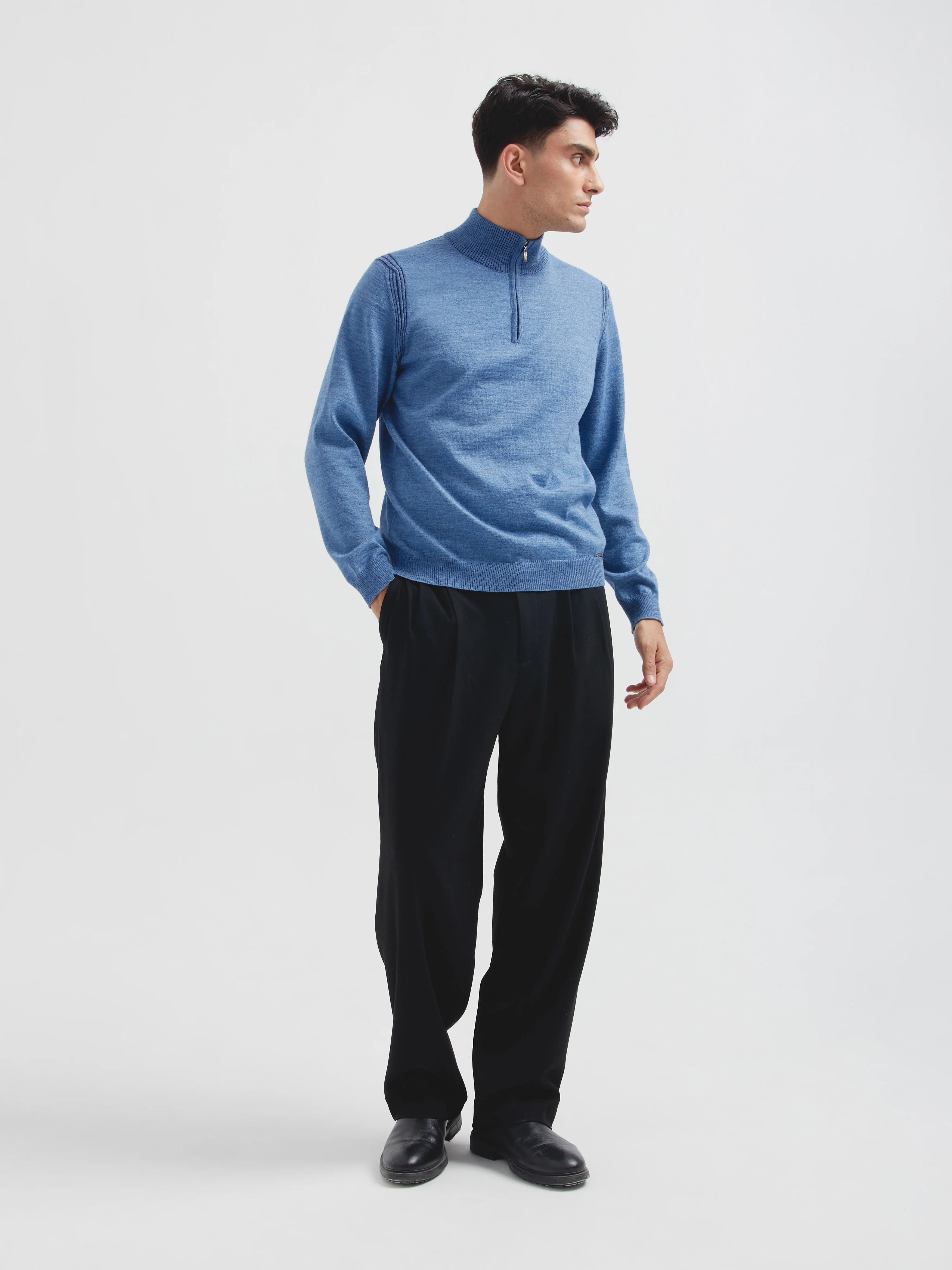 Chopin Sweater Baby Alpaca Color Sky Blue - Image 4