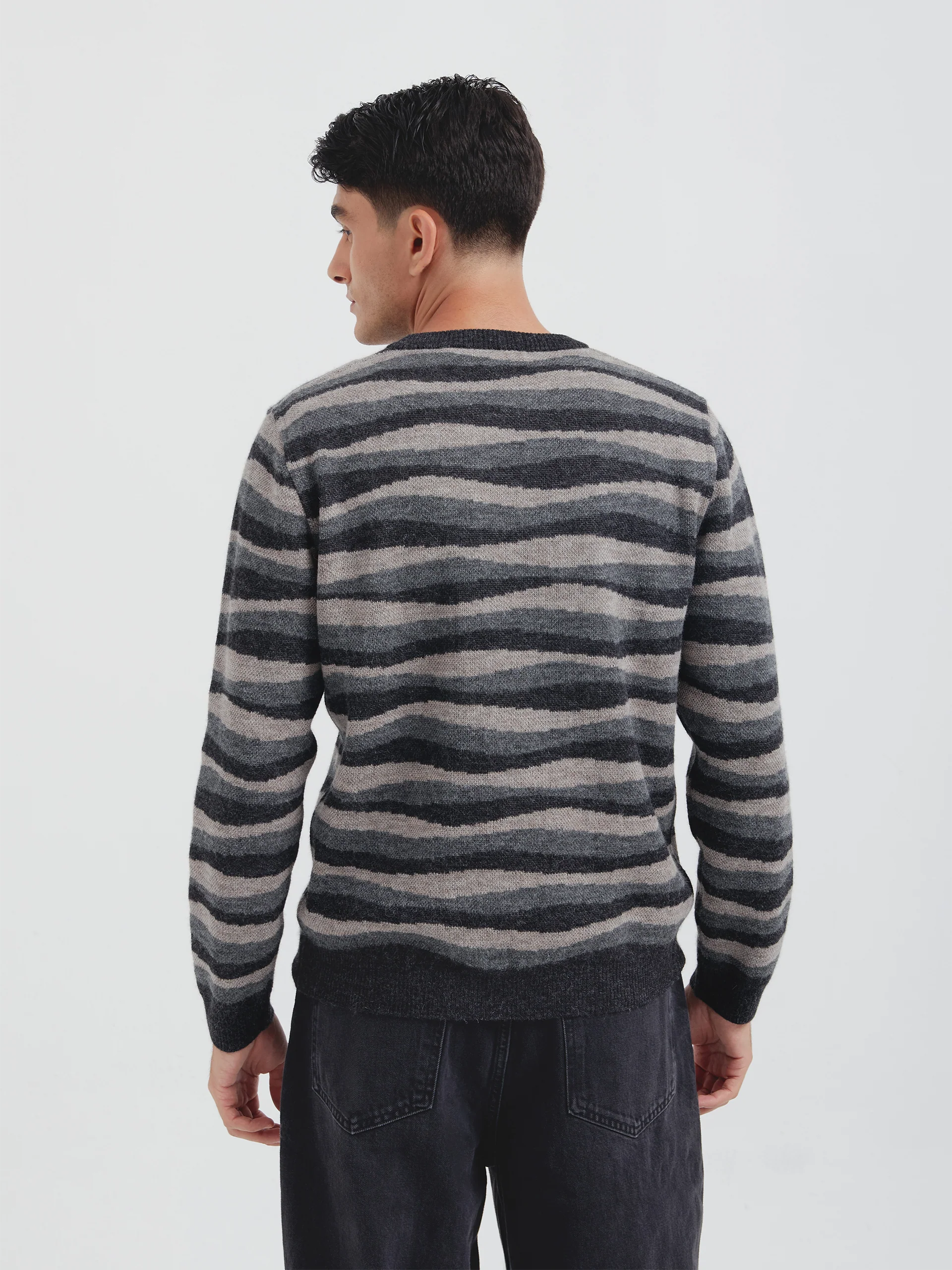 Christian Sweater Baby Alpaca Color Grey - Image 3