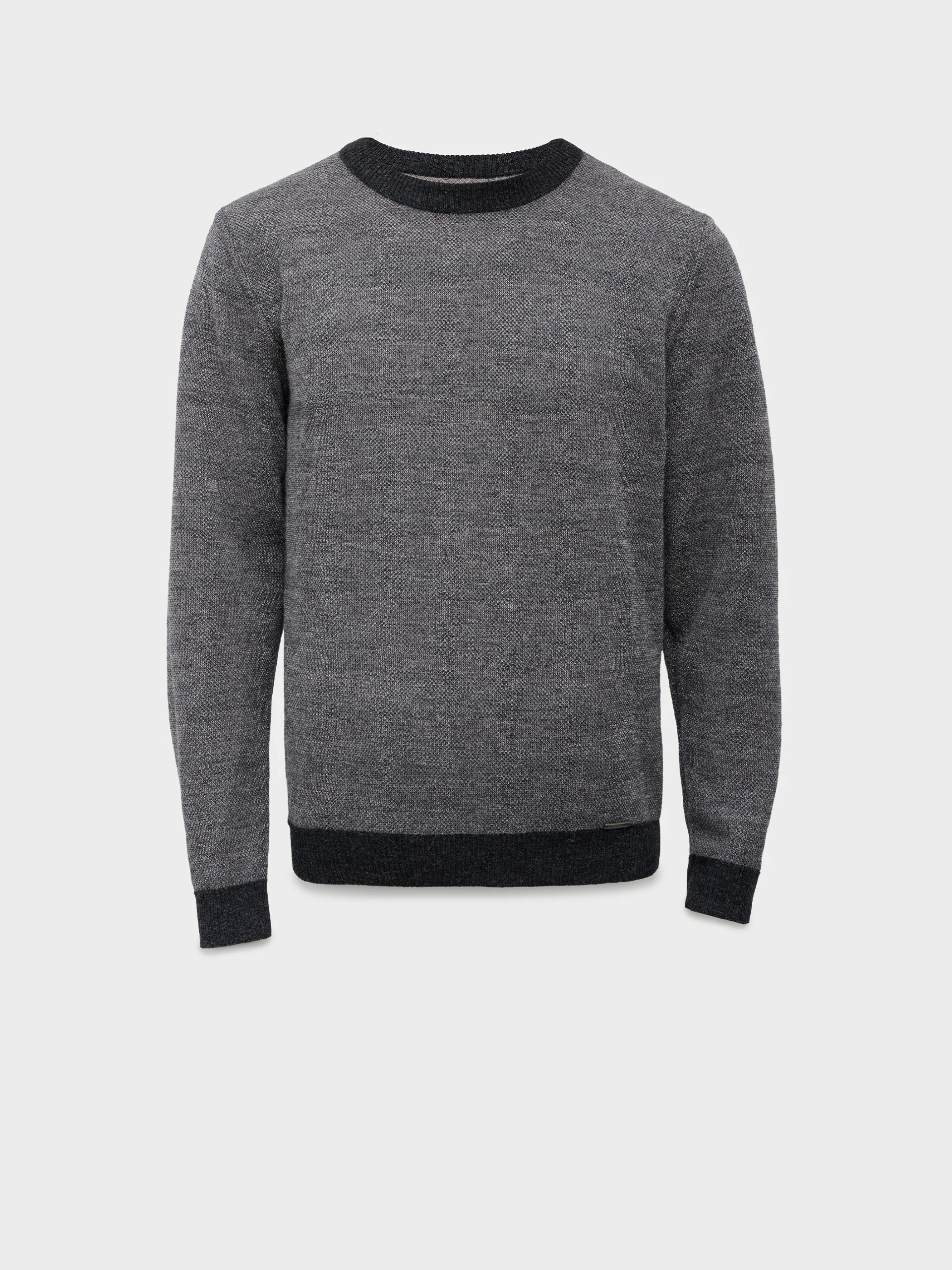 Christian Sweater Baby Alpaca Color Grey - Image 6