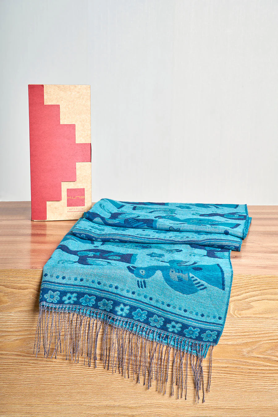 Nazca - 13 Shawl Baby Alpaca Color Blue - Image 5