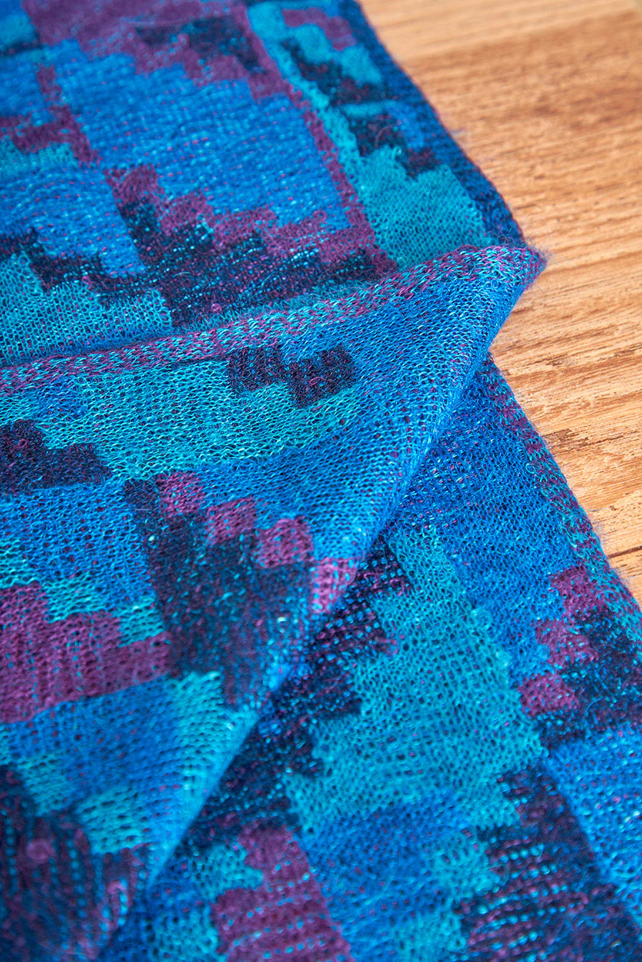 Nazca - 50 Shawl Baby Alpaca Color Blue - Image 6