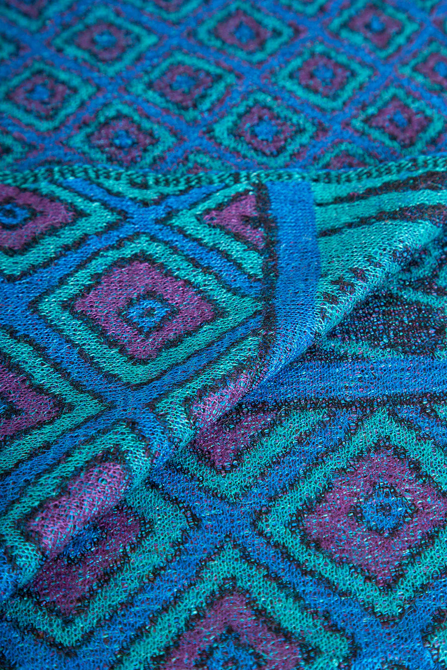 Nazca - 51 Shawl Baby Alpaca Color Blue - Image 6