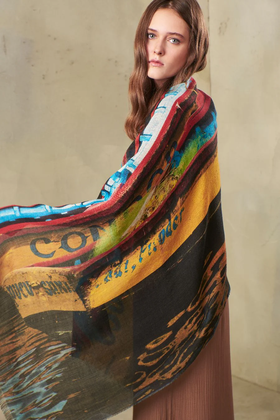 Pucu Sana Shawl Baby Alpaca Color Multicolor - Image 2