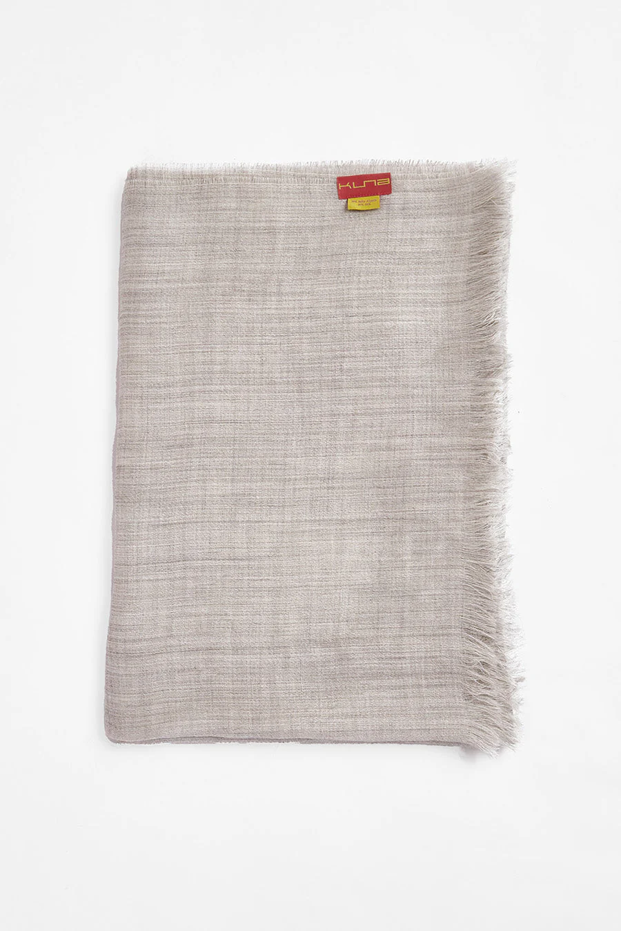 Teaberry Eco Shawl Baby Alpaca Color Grey Claro - Image 2