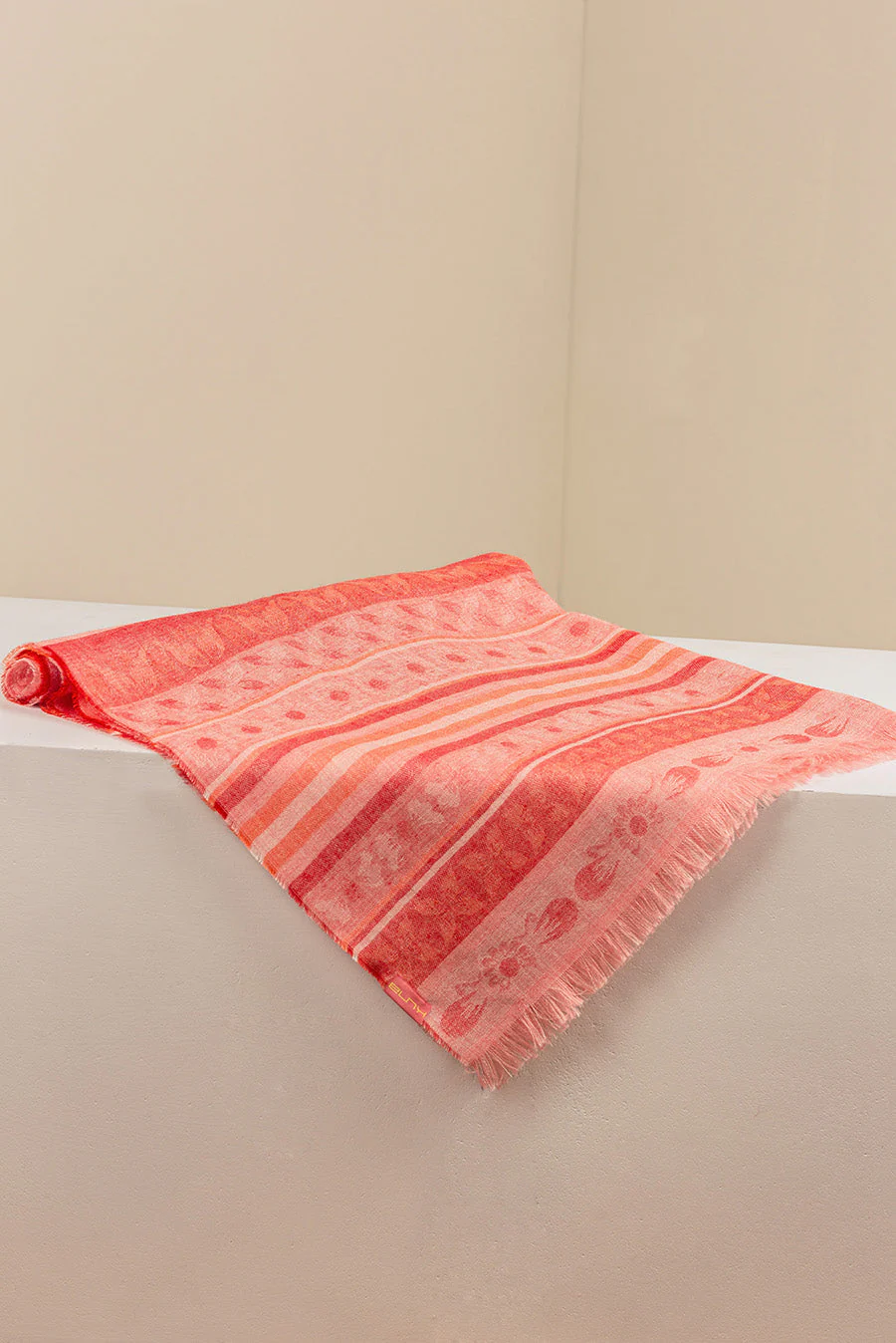 Ura Shawl Baby Alpaca Color Pink - Image 3
