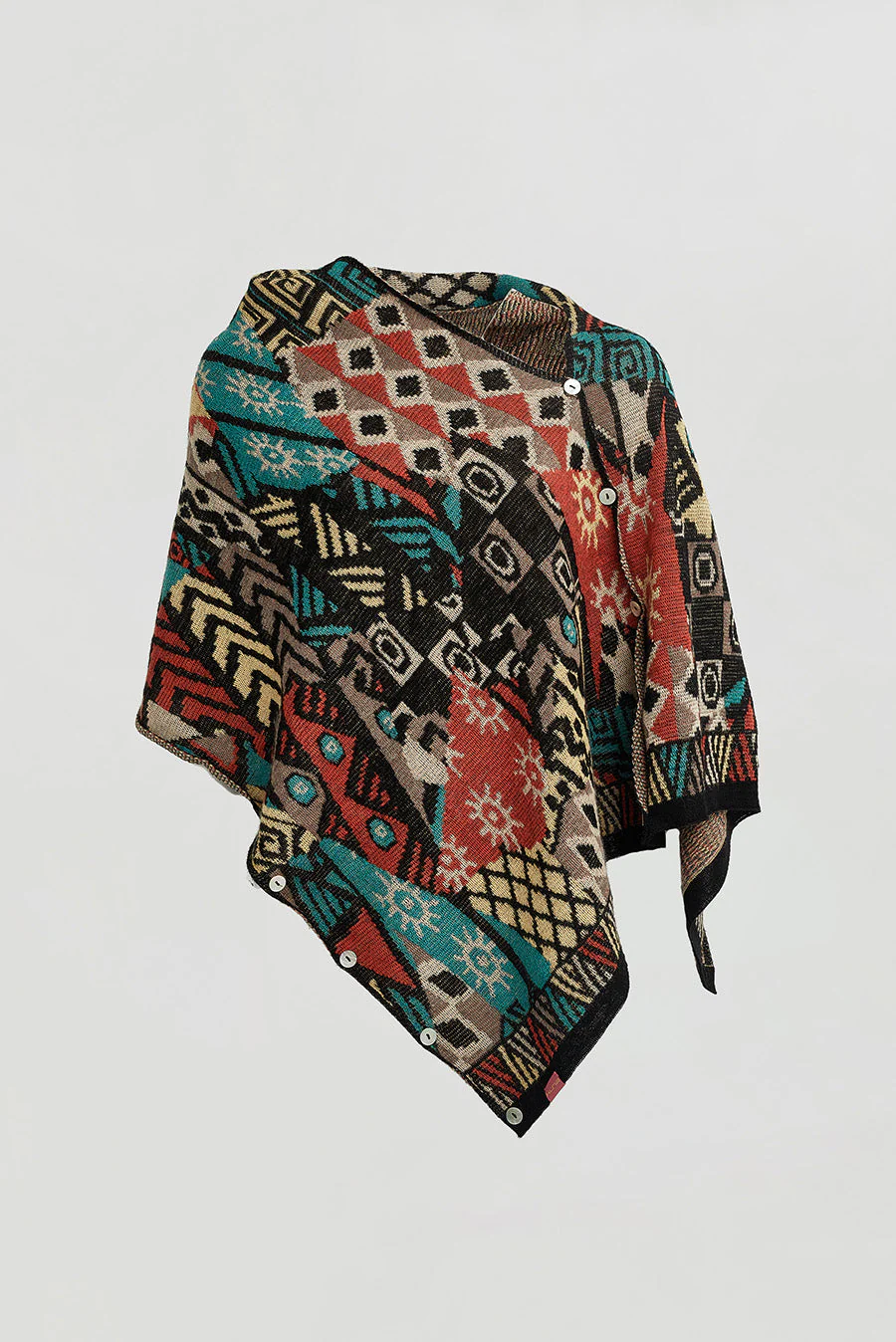 Watanabe Shawl Baby Alpaca Color Black - Image 2