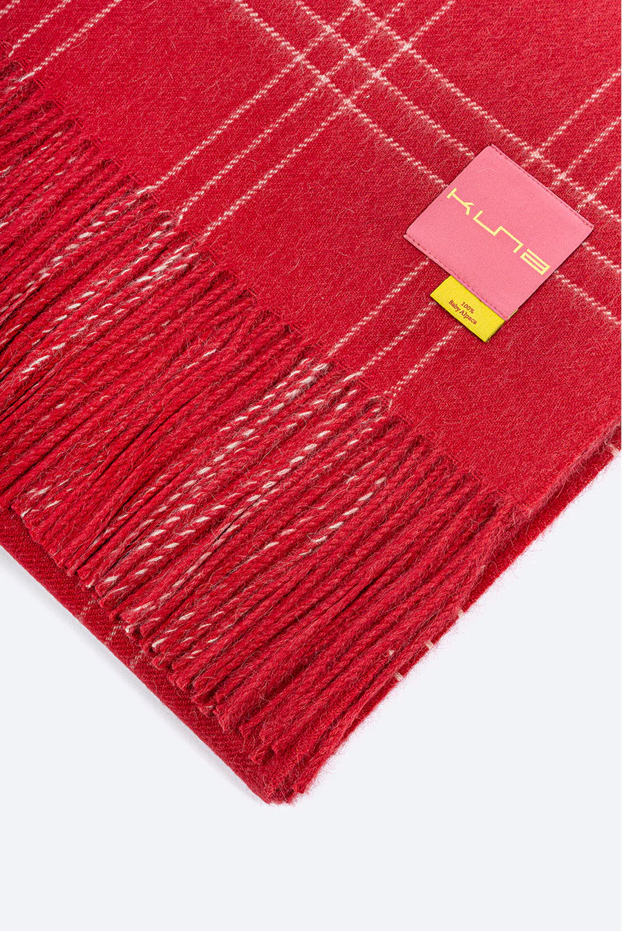 Jetlag Blanket Baby Alpaca Color Red - Image 4