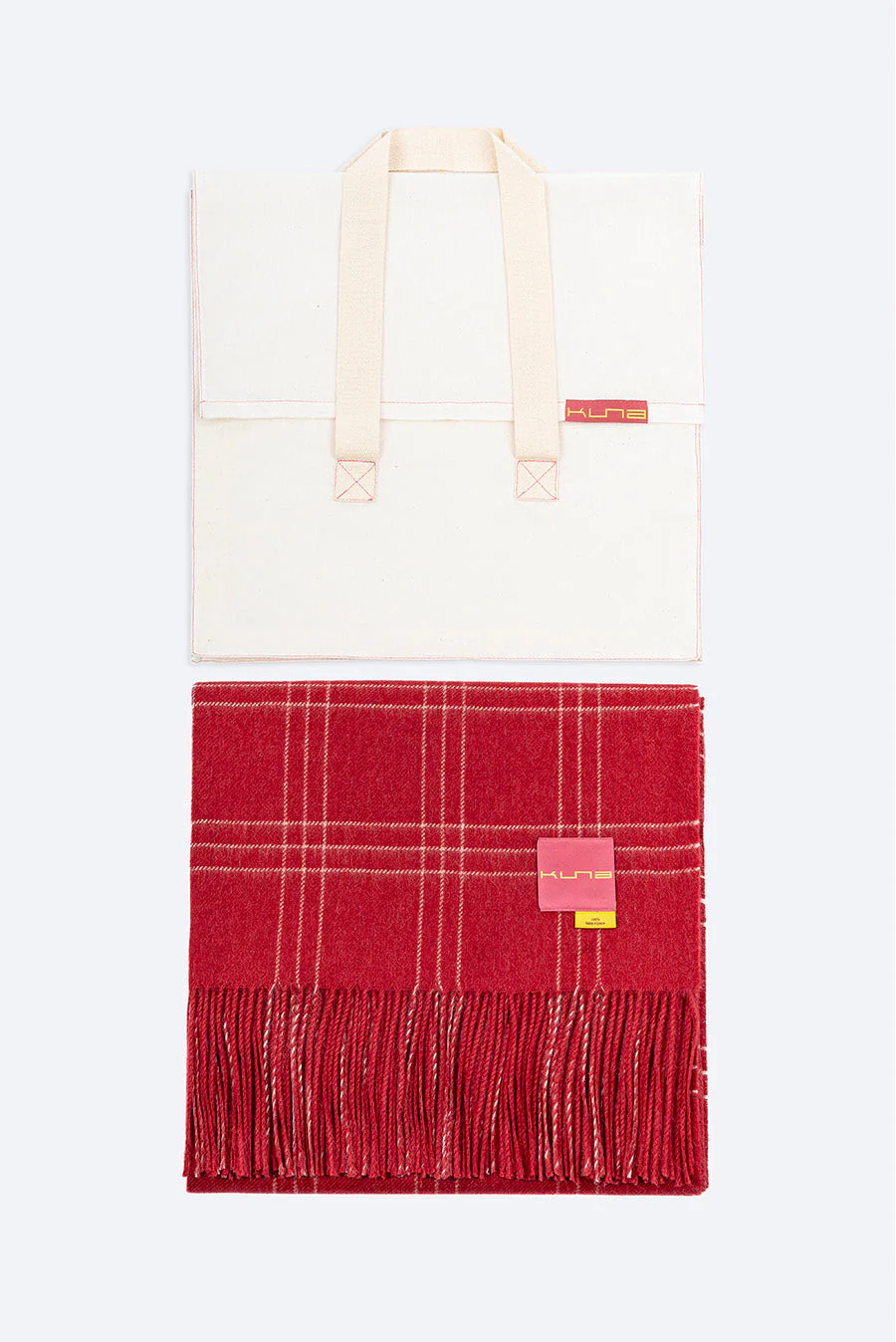 Jetlag Blanket Baby Alpaca Color Red - Image 6