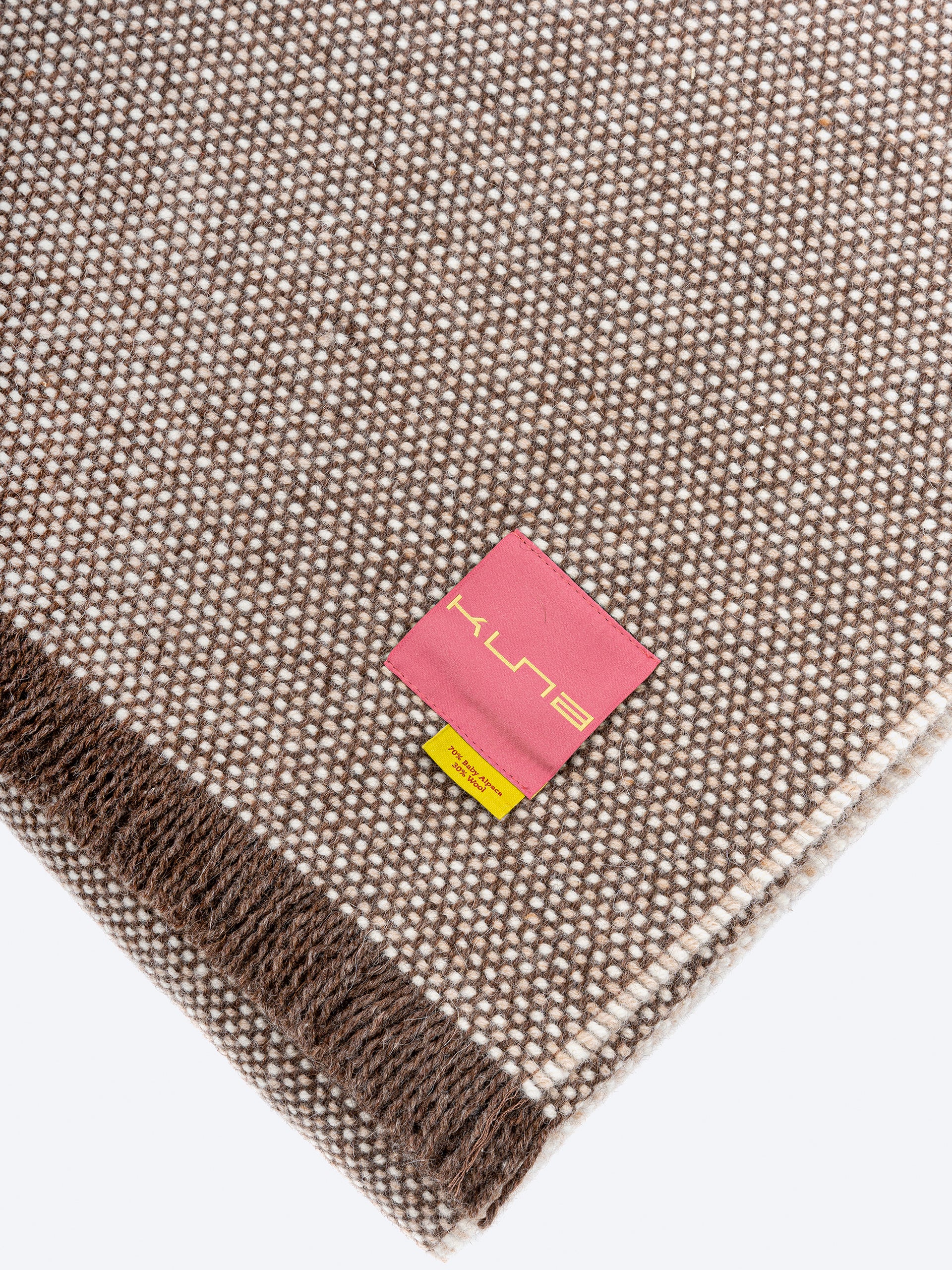 Vinazza Blanket Baby Alpaca Color Marrón - Image 3