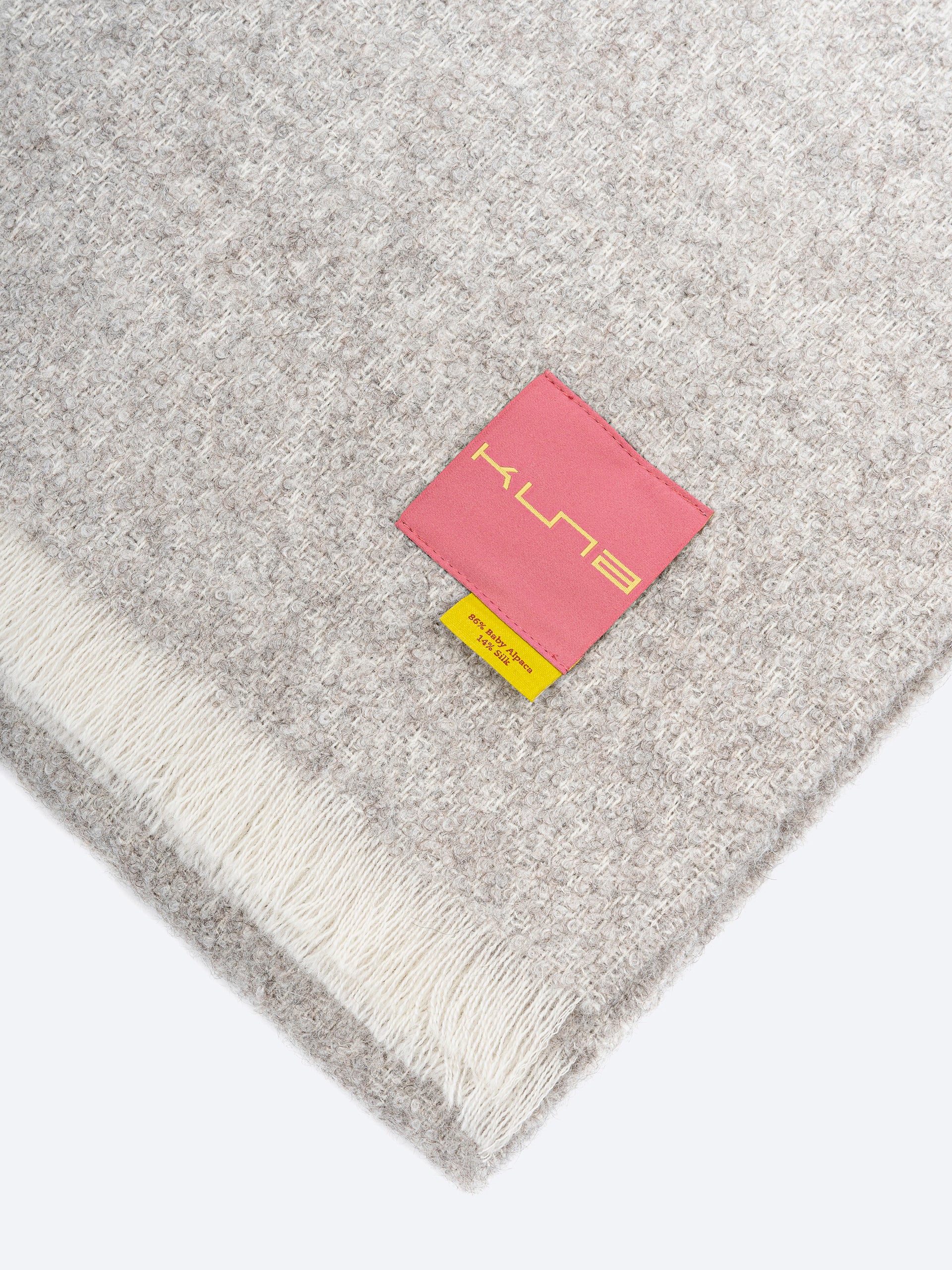 Vorrei Blanket Baby Alpaca Color Grey Medio - Image 3