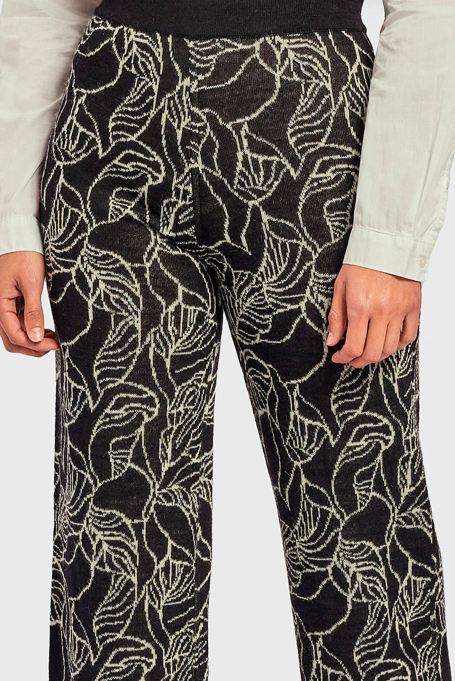 Weiss Pants Baby Alpaca Color B&W - Image 2