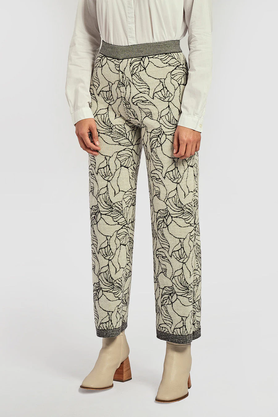 Weiss Pants Baby Alpaca Color B&W - Image 3