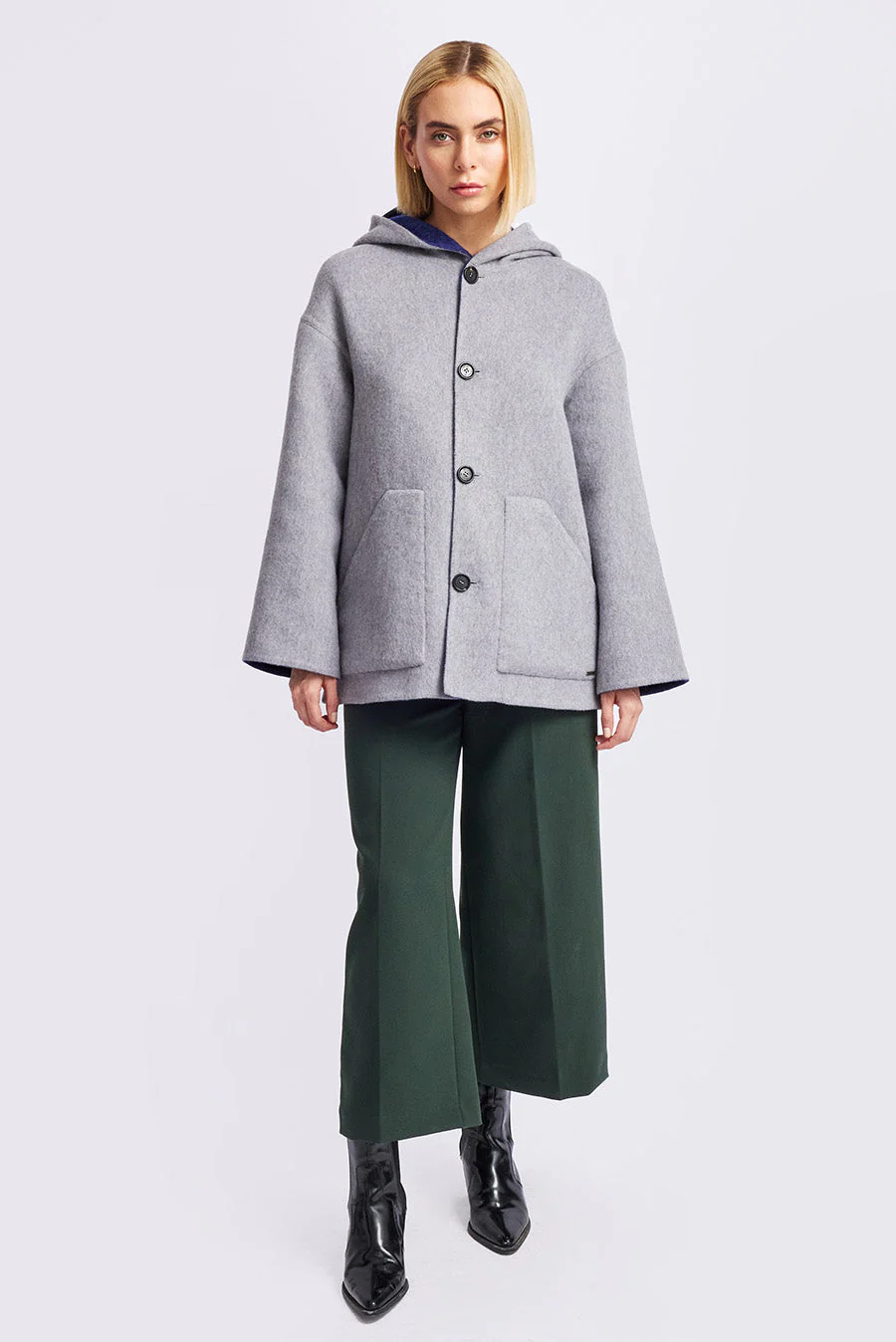 Whoopi Coat Baby Alpaca Color Niagara & Nuage - Image 10