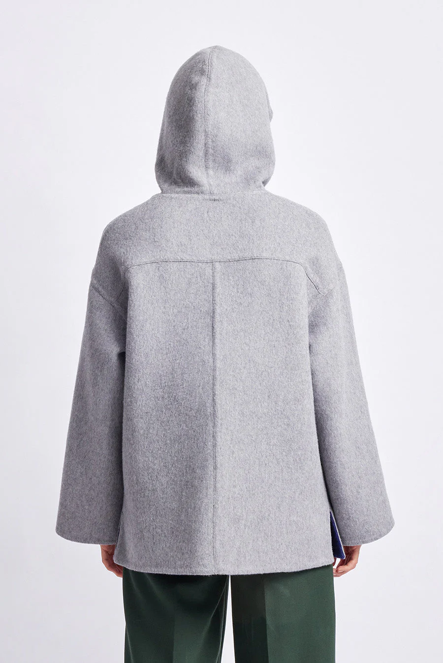 Whoopi Coat Baby Alpaca Color Niagara & Nuage - Image 9