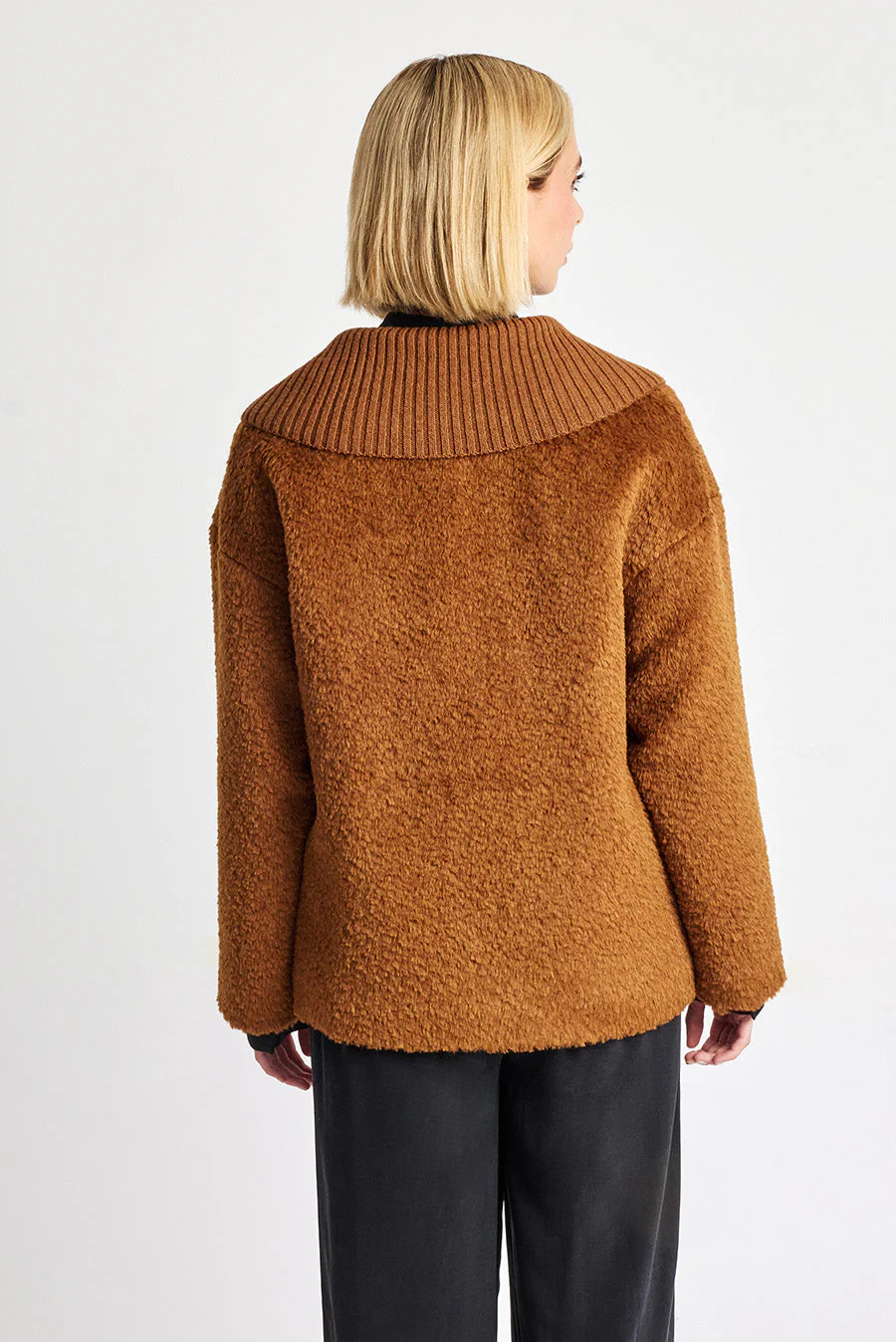 Willma Coat Suri Alpaca & Wool Color Cafe - Image 3