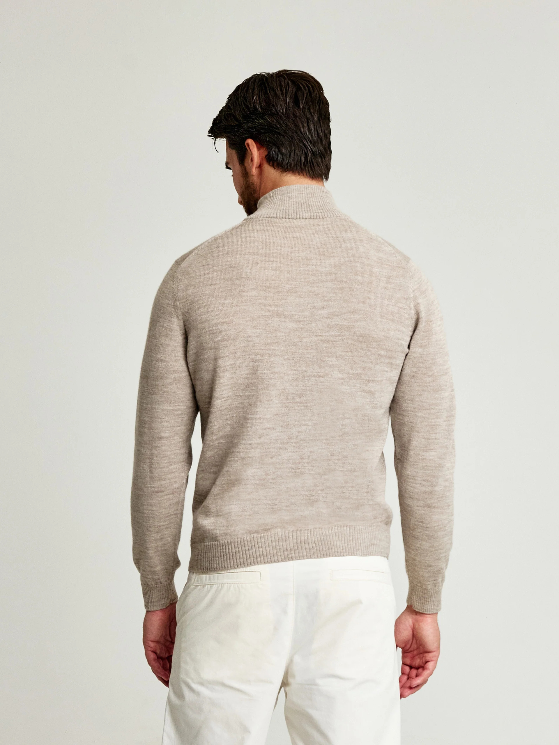 Albert Sweater Baby Alpaca Color Polvo - Image 3